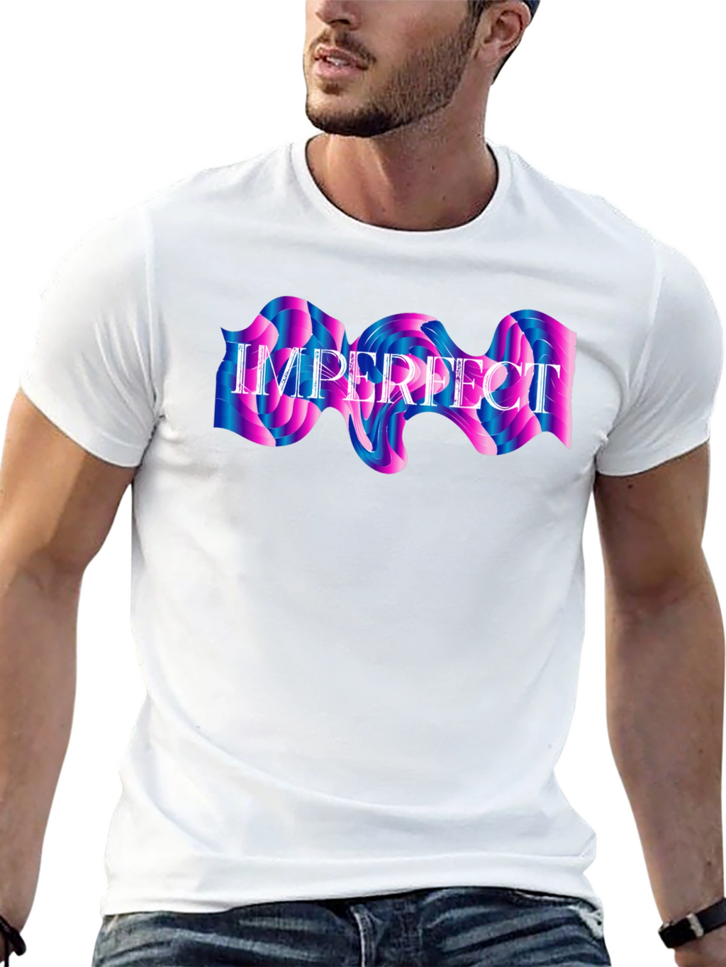 Imperfect Graphic Tee - Stylish Comfort
