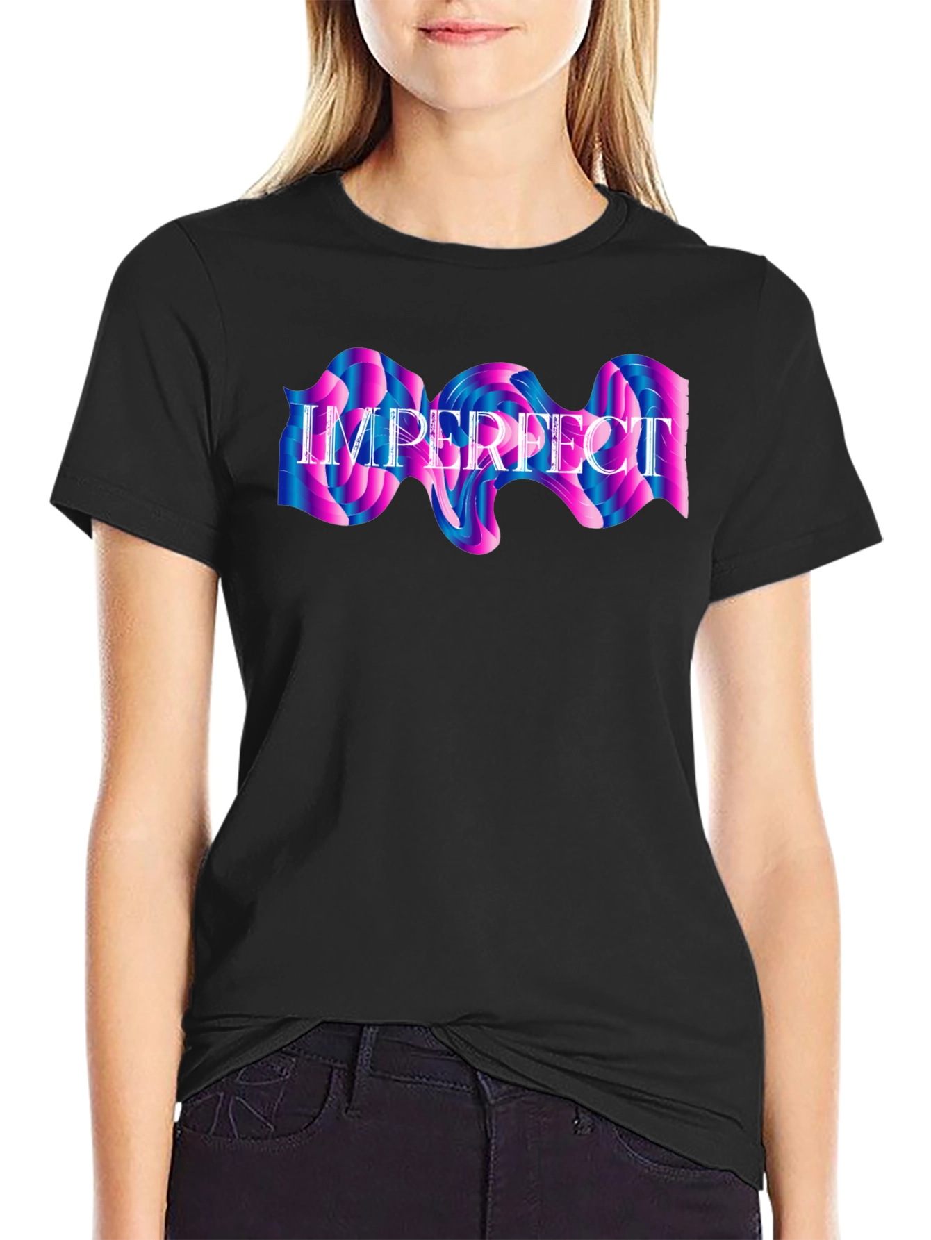 Imperfect Graphic Tee - Stylish Comfort