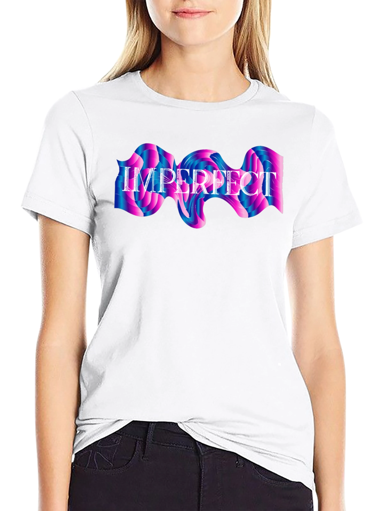 Imperfect Graphic Tee - Stylish Comfort