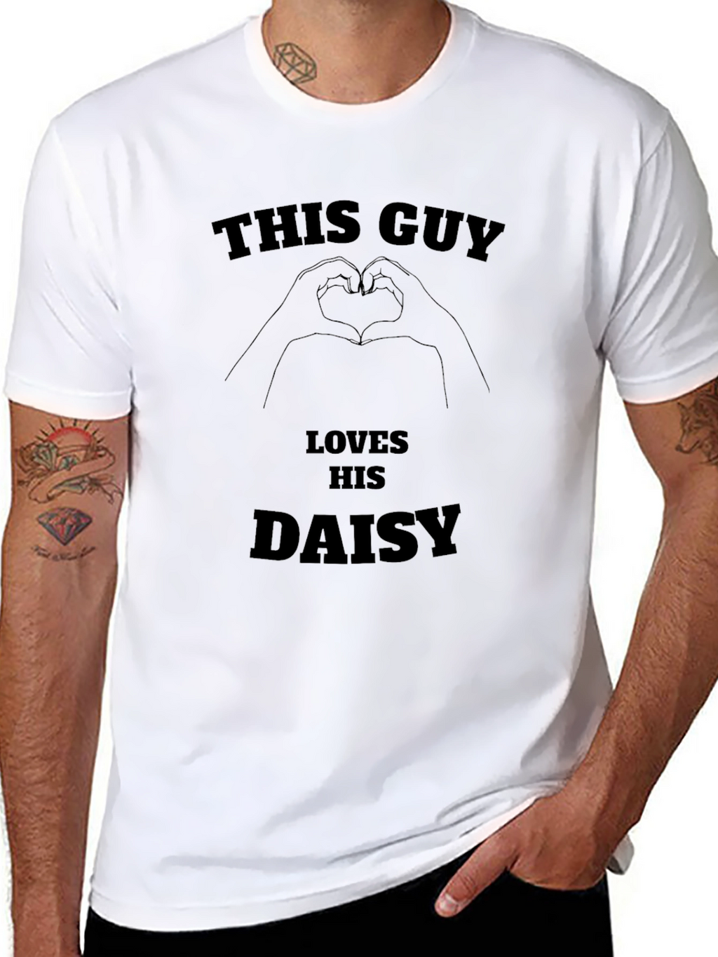 This Guy Loves His Daisy T-Shirt