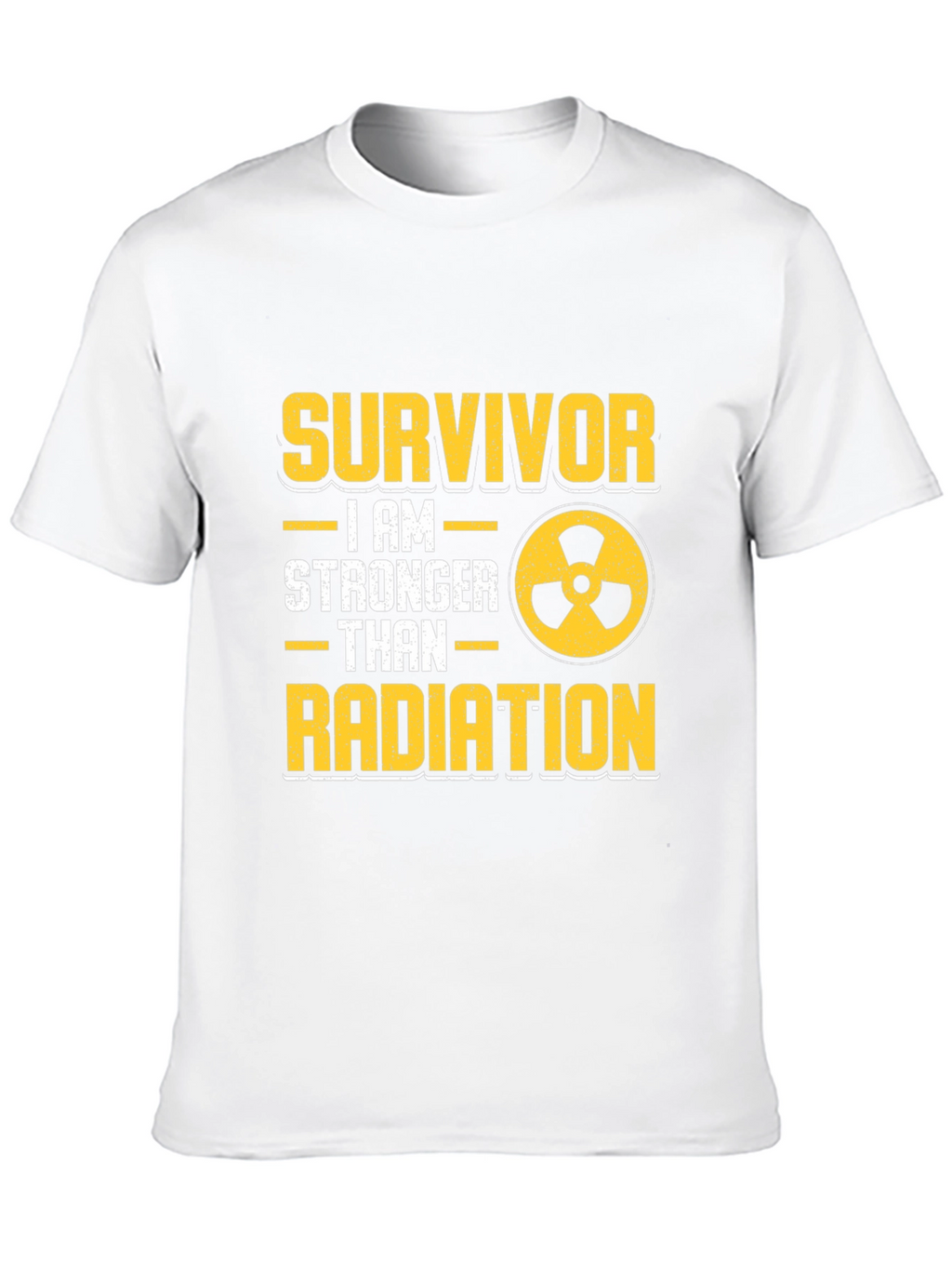 Survivor Stronger Than Radiation Black T-Shirt
