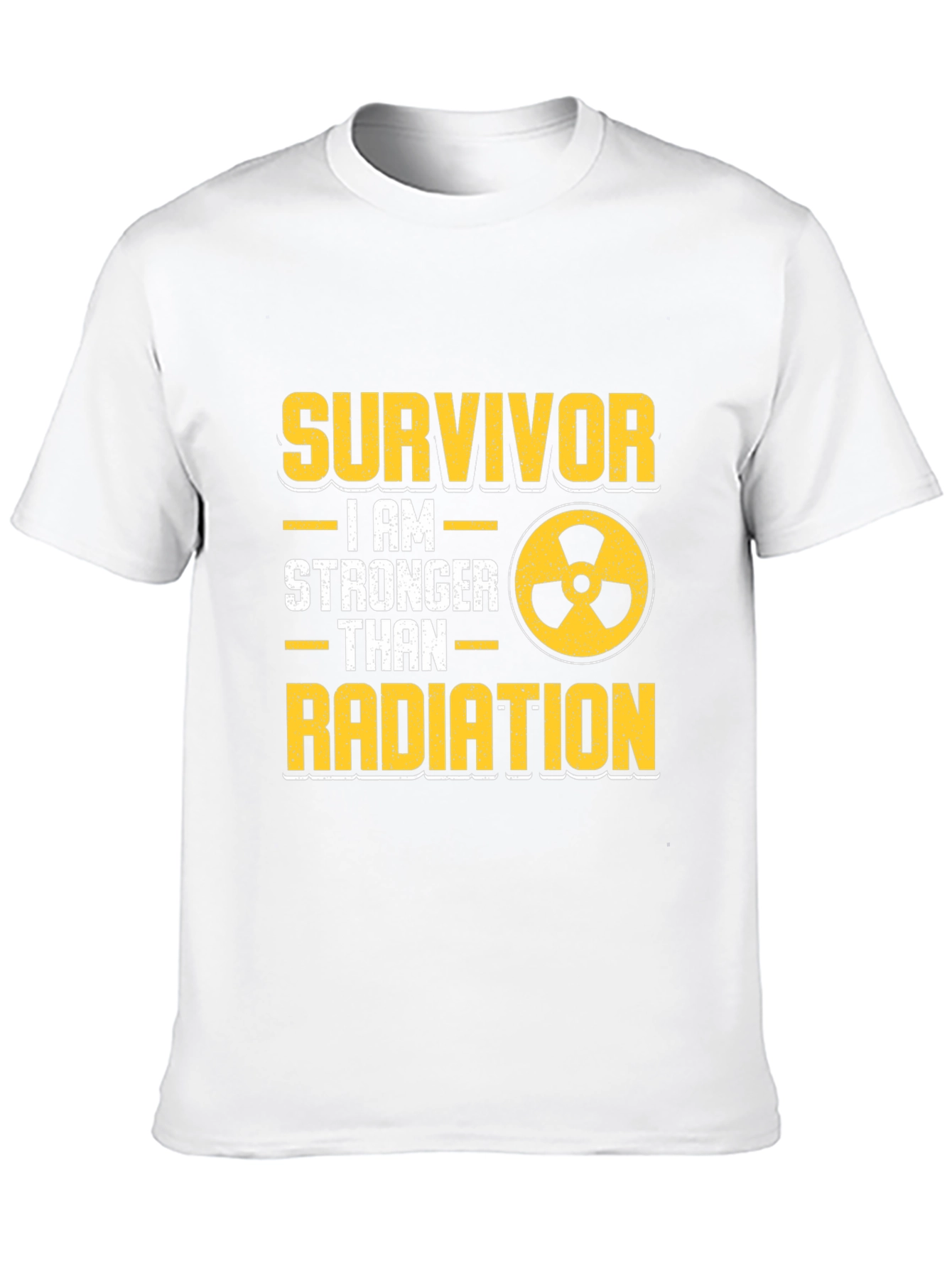 Survivor Stronger Than Radiation Black T-Shirt