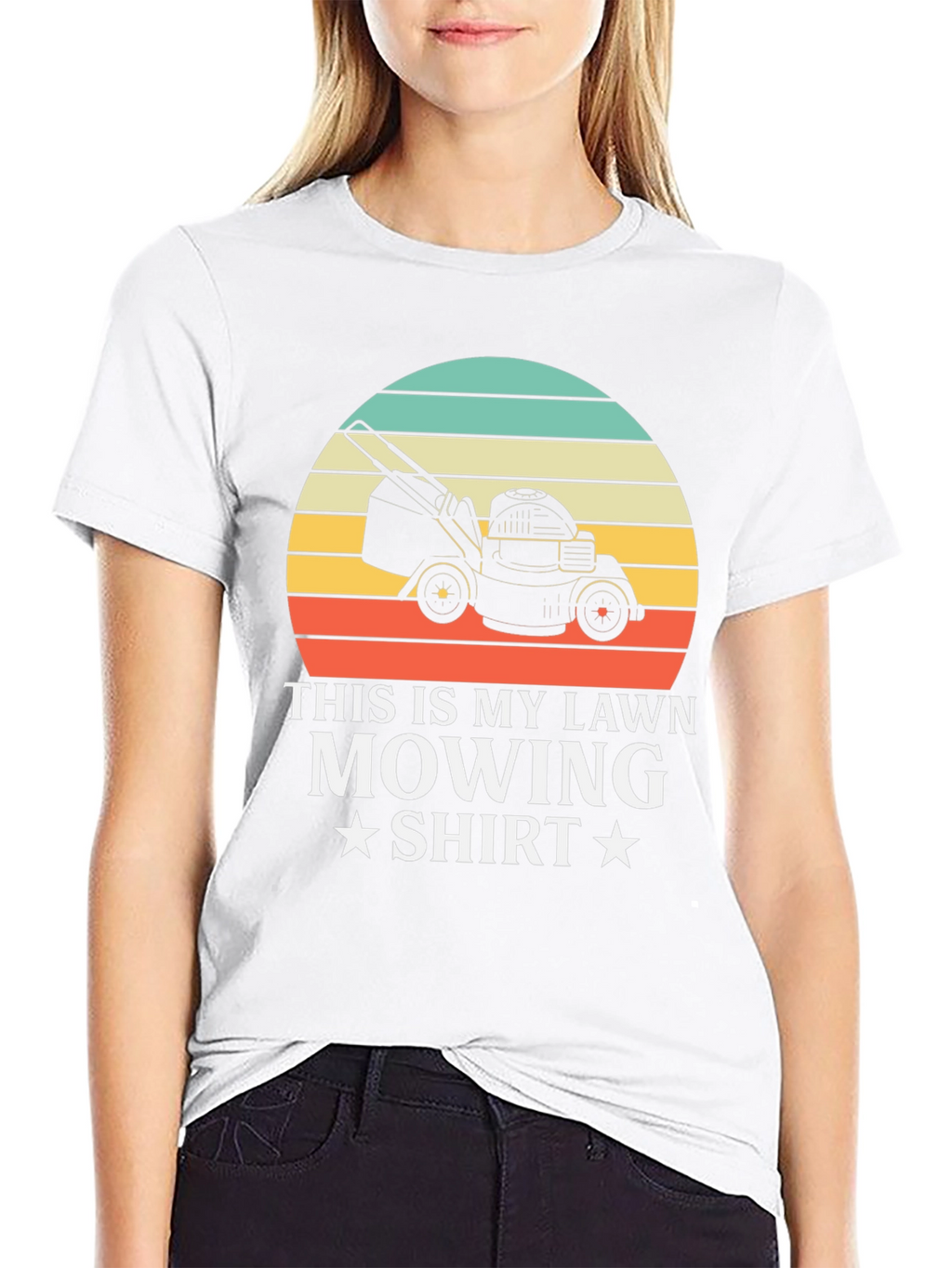 Lawn Mowing Shirt - Retro Gardener Tee