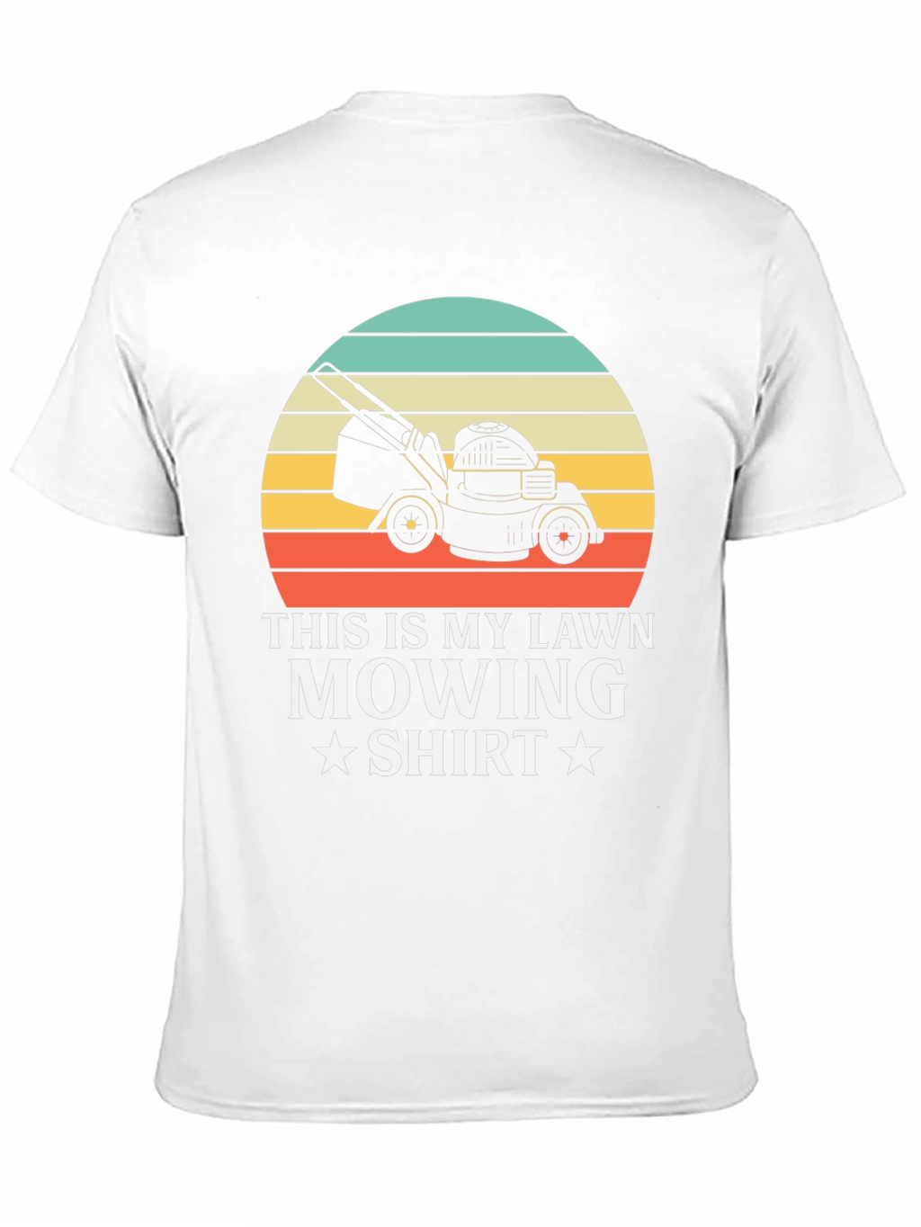 Lawn Mowing Shirt - Retro Gardener Tee