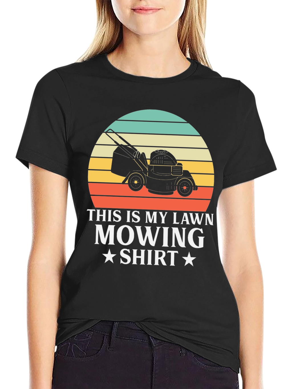 Lawn Mowing Shirt - Retro Gardener Tee