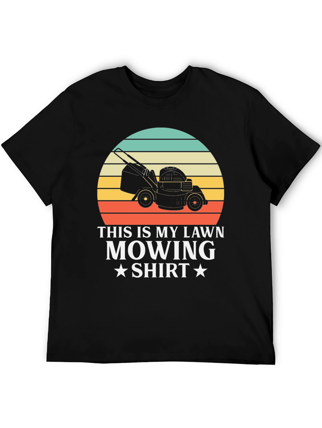 Lawn Mowing Shirt - Retro Gardener Tee