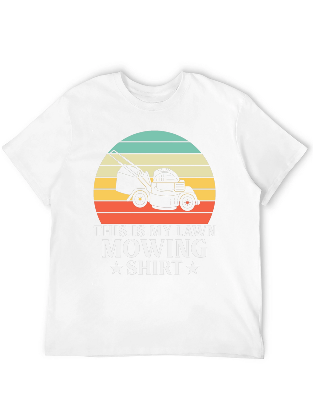 Lawn Mowing Shirt - Retro Gardener Tee