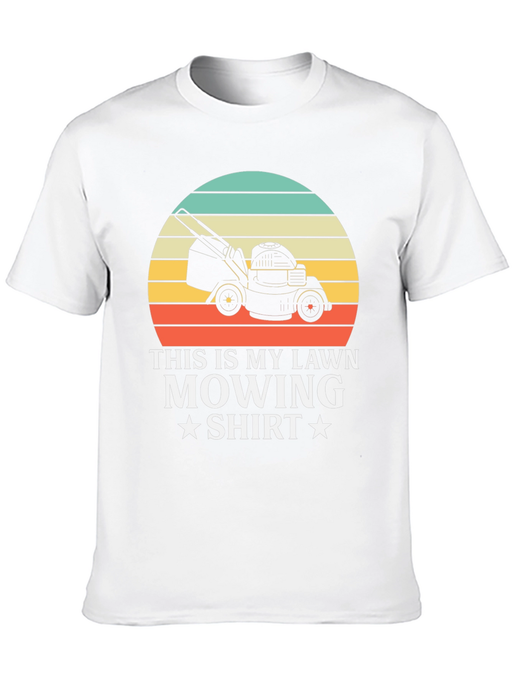 Lawn Mowing Shirt - Retro Gardener Tee