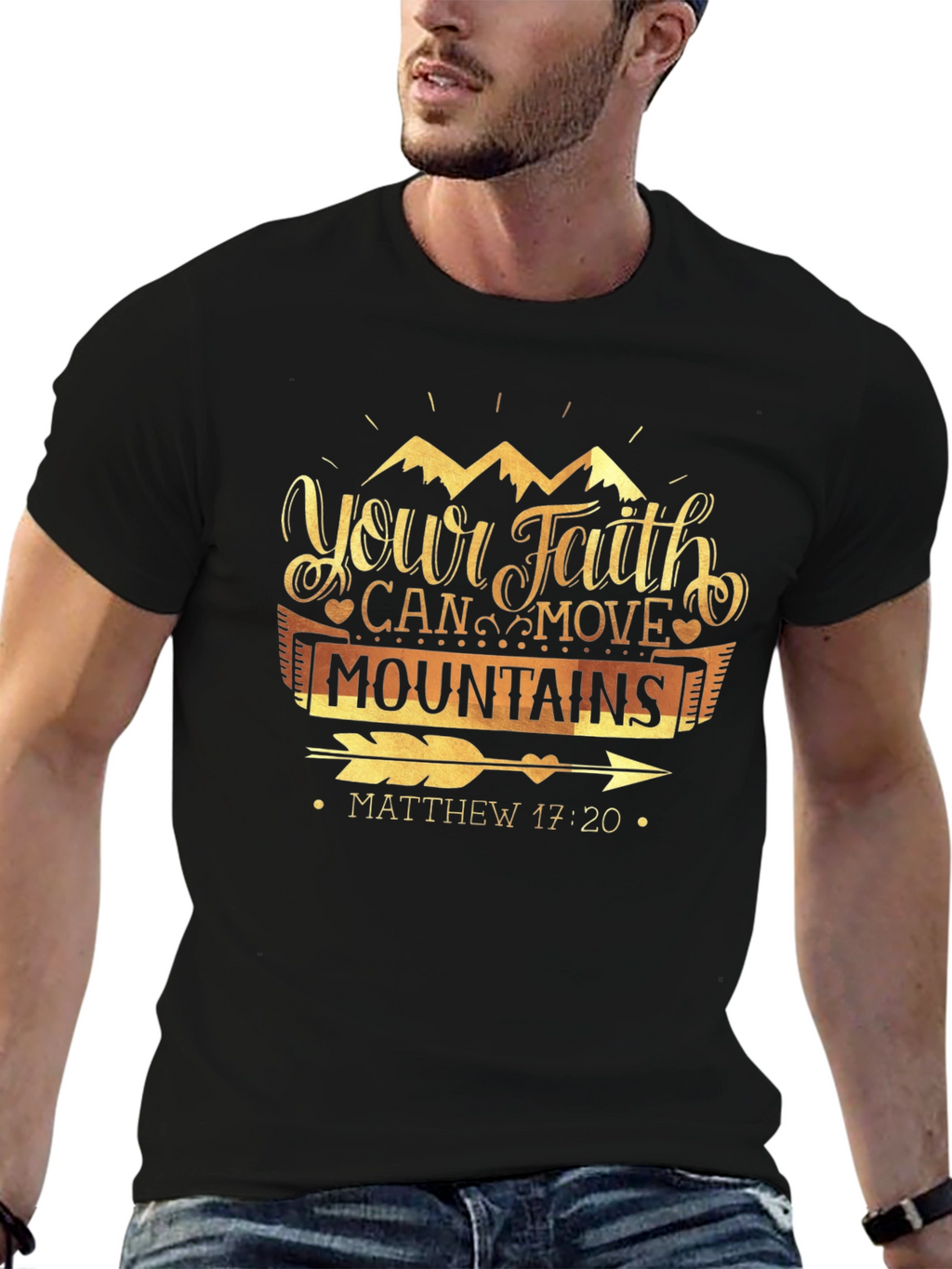Faith Can Move Mountains Graphic Tee