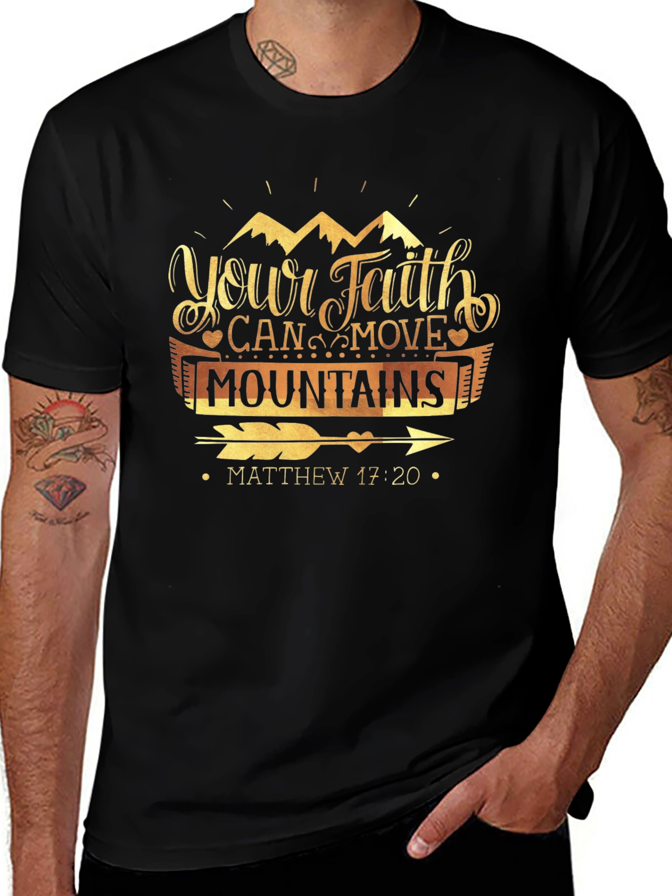 Faith Can Move Mountains Graphic Tee