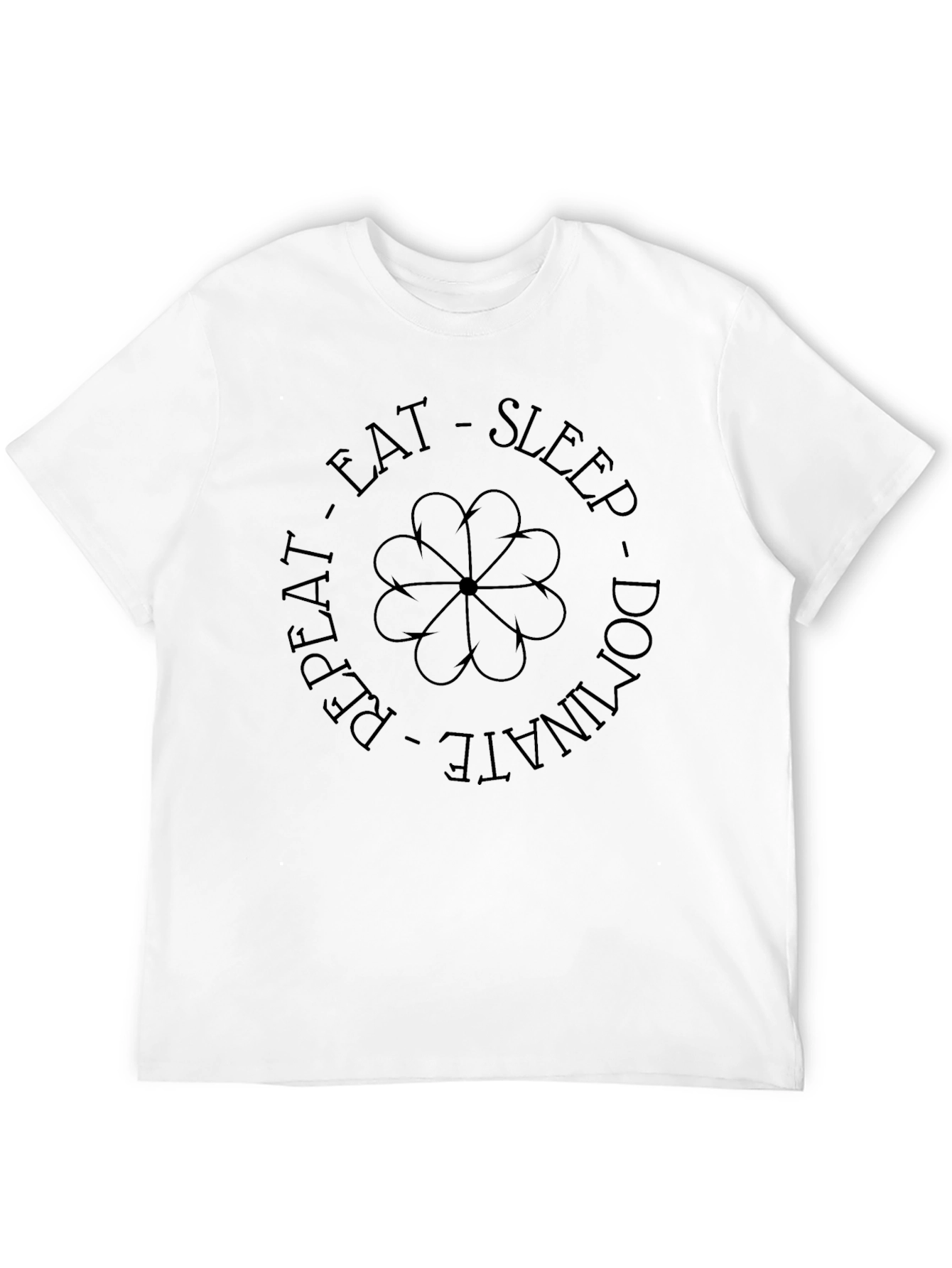 Eat Sleep Dominate Repeat Black T-Shirt