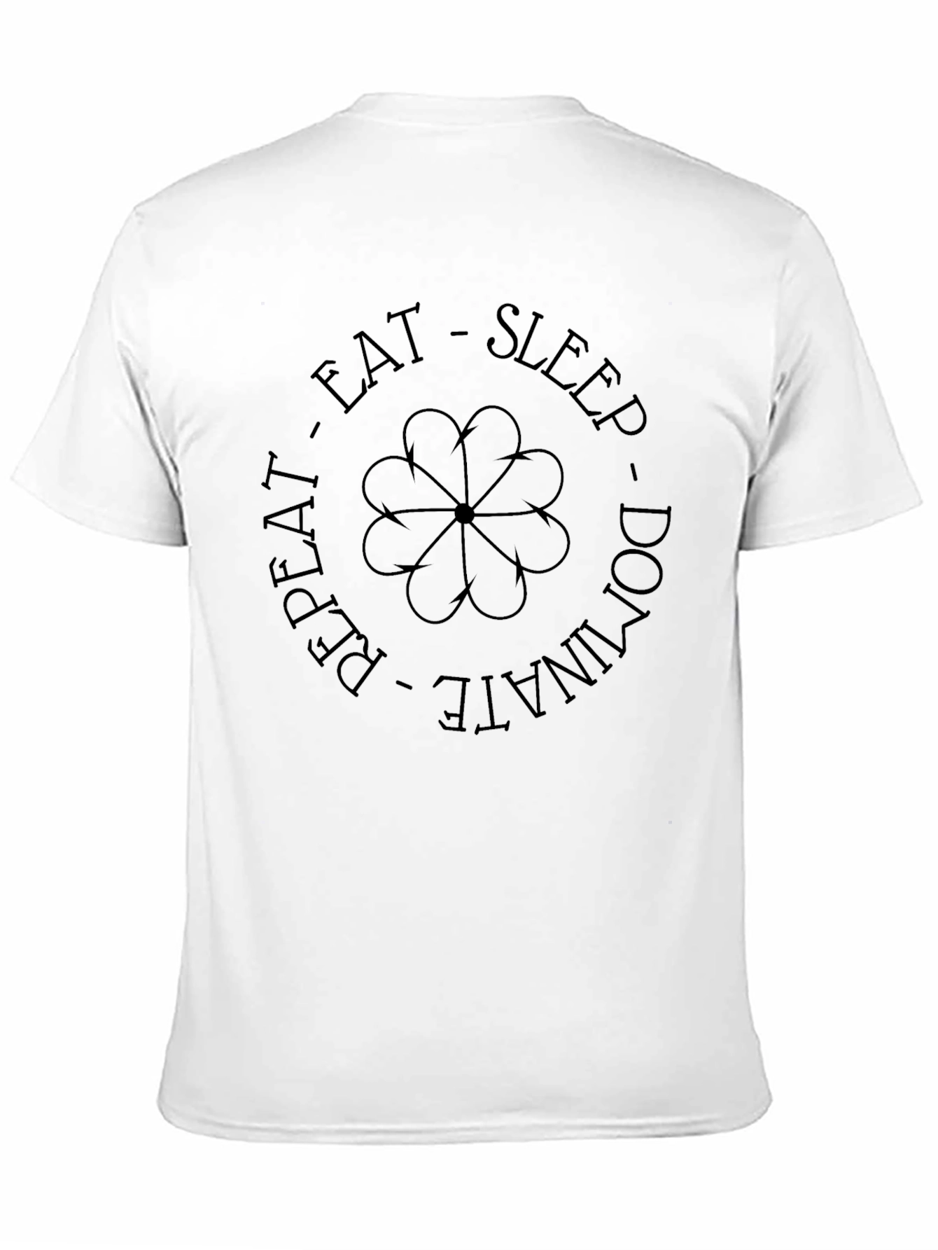 Eat Sleep Dominate Repeat Black T-Shirt