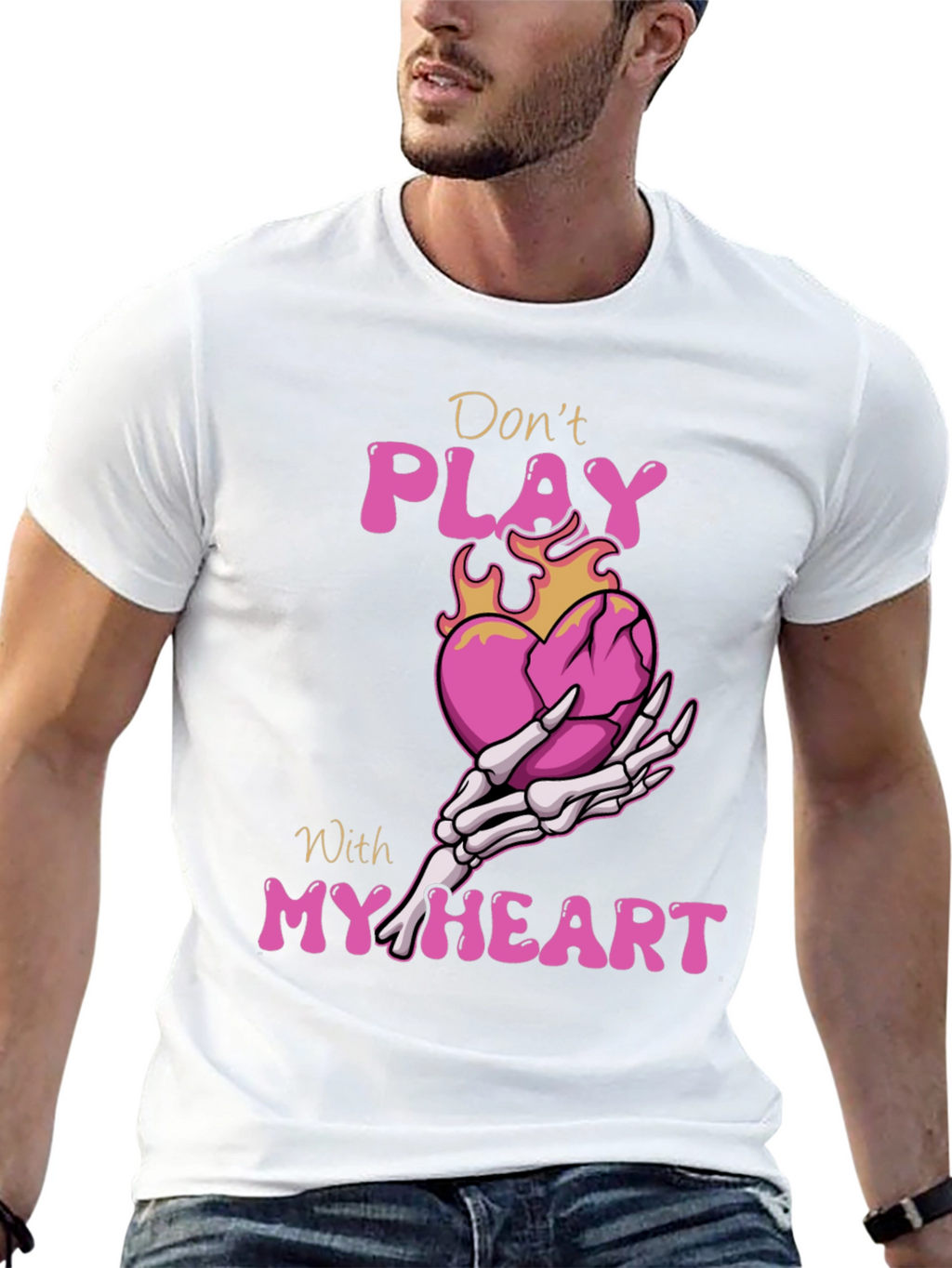 Dont Play With My Heart Graphic Tee