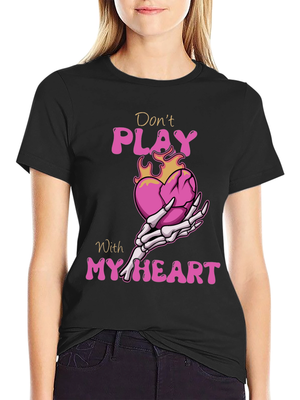 Dont Play With My Heart Graphic Tee