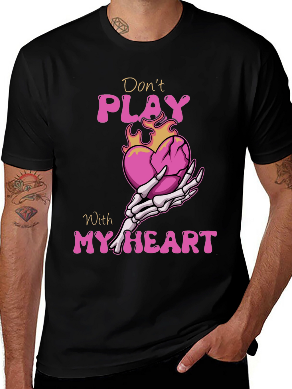 Dont Play With My Heart Graphic Tee