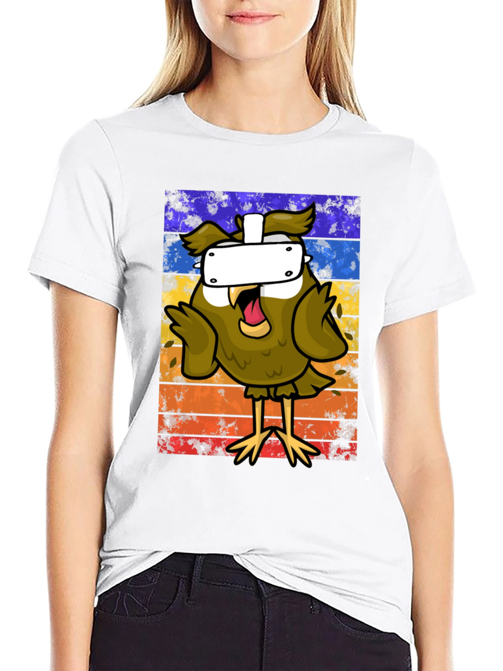 Owl VR Headset Graphic Tee