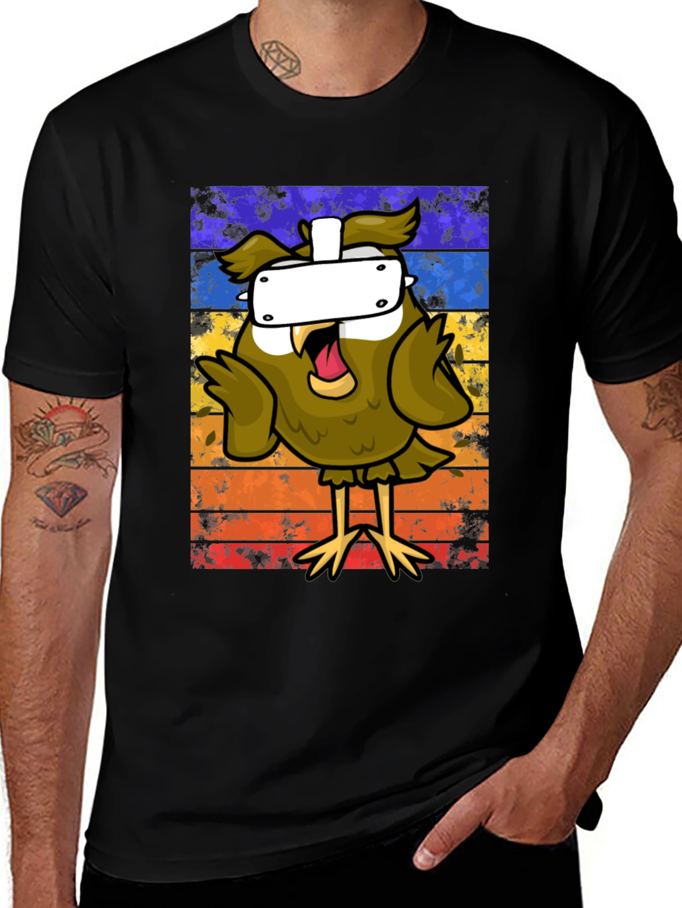 Owl VR Headset Graphic Tee