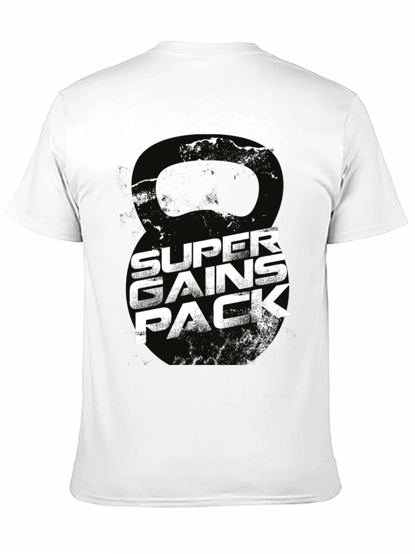 Super Gains Pack Black T-Shirt