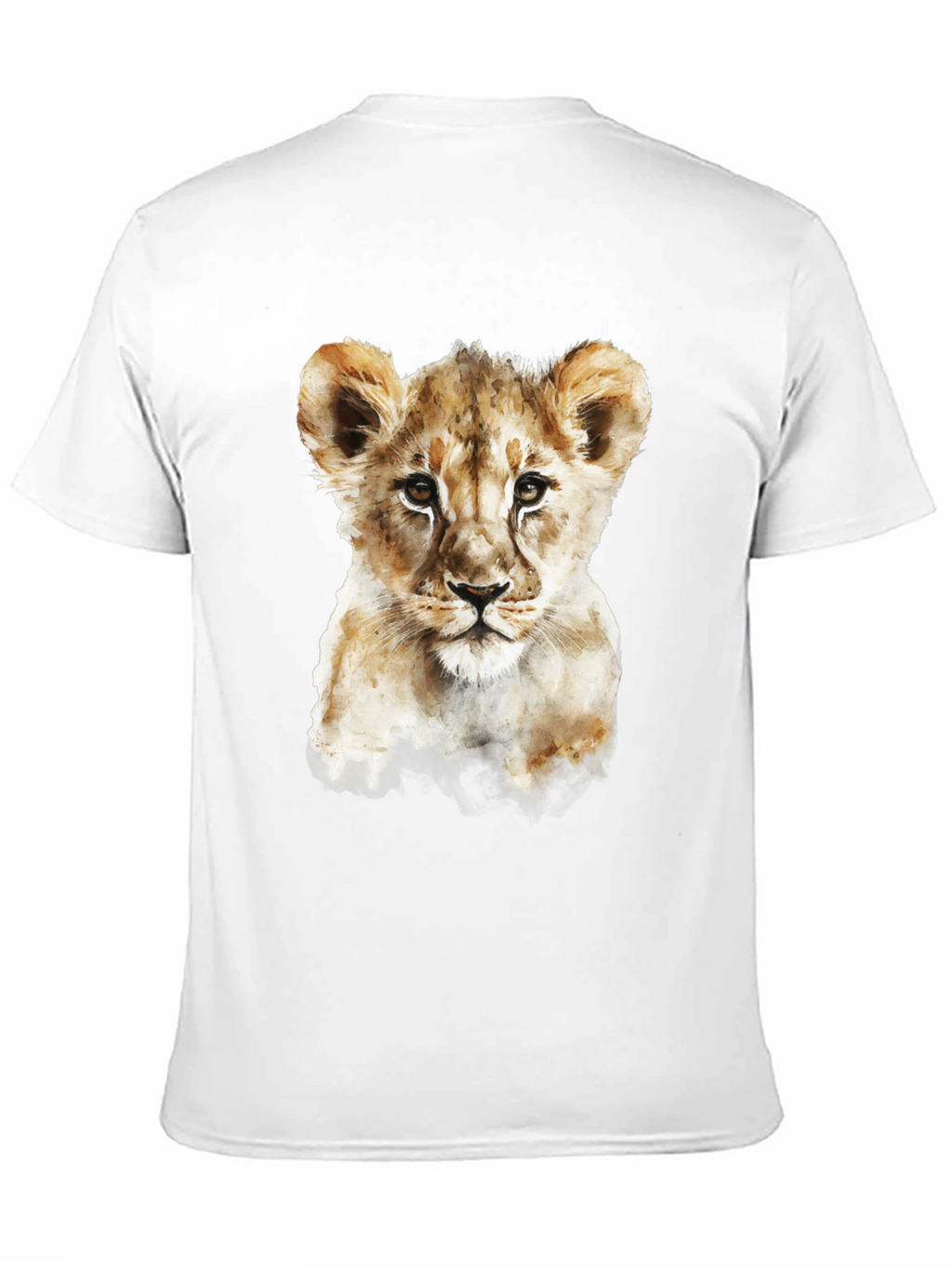 Lion Cub Graphic Tee - Mens Black T-Shirt