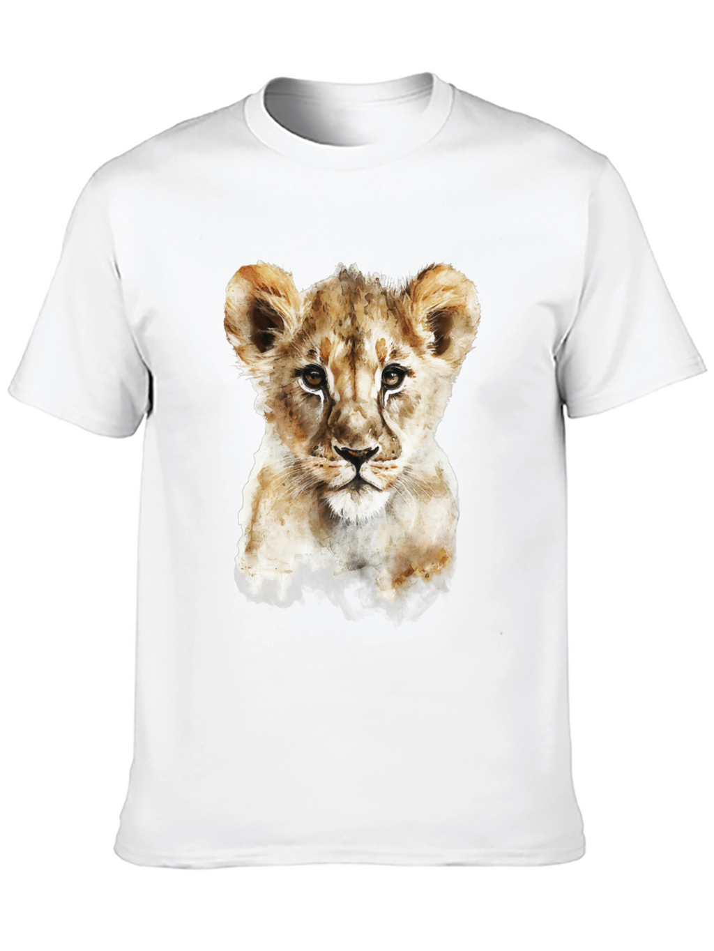 Lion Cub Graphic Tee - Mens Black T-Shirt