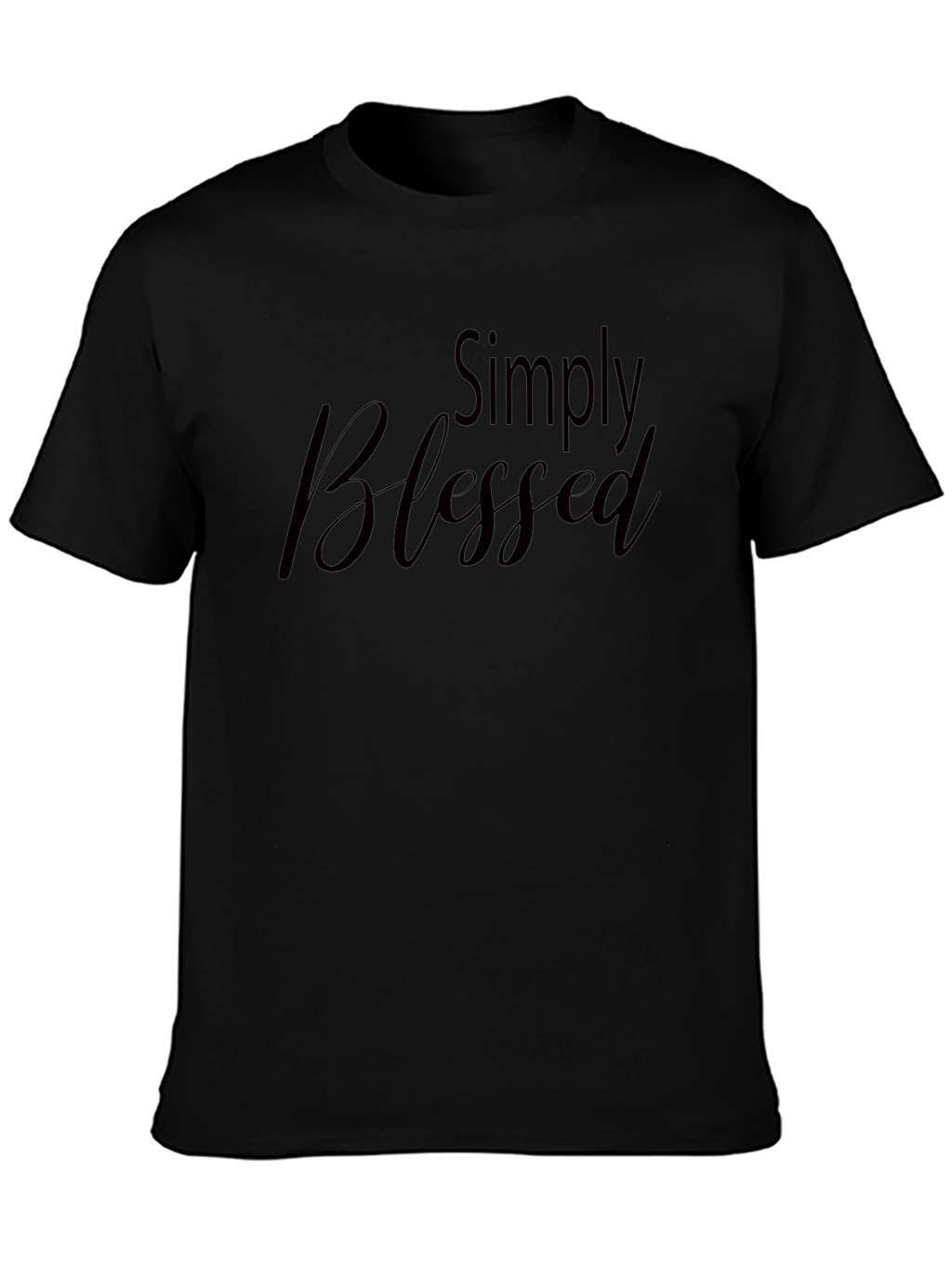 Simply Blessed Black T-Shirt
