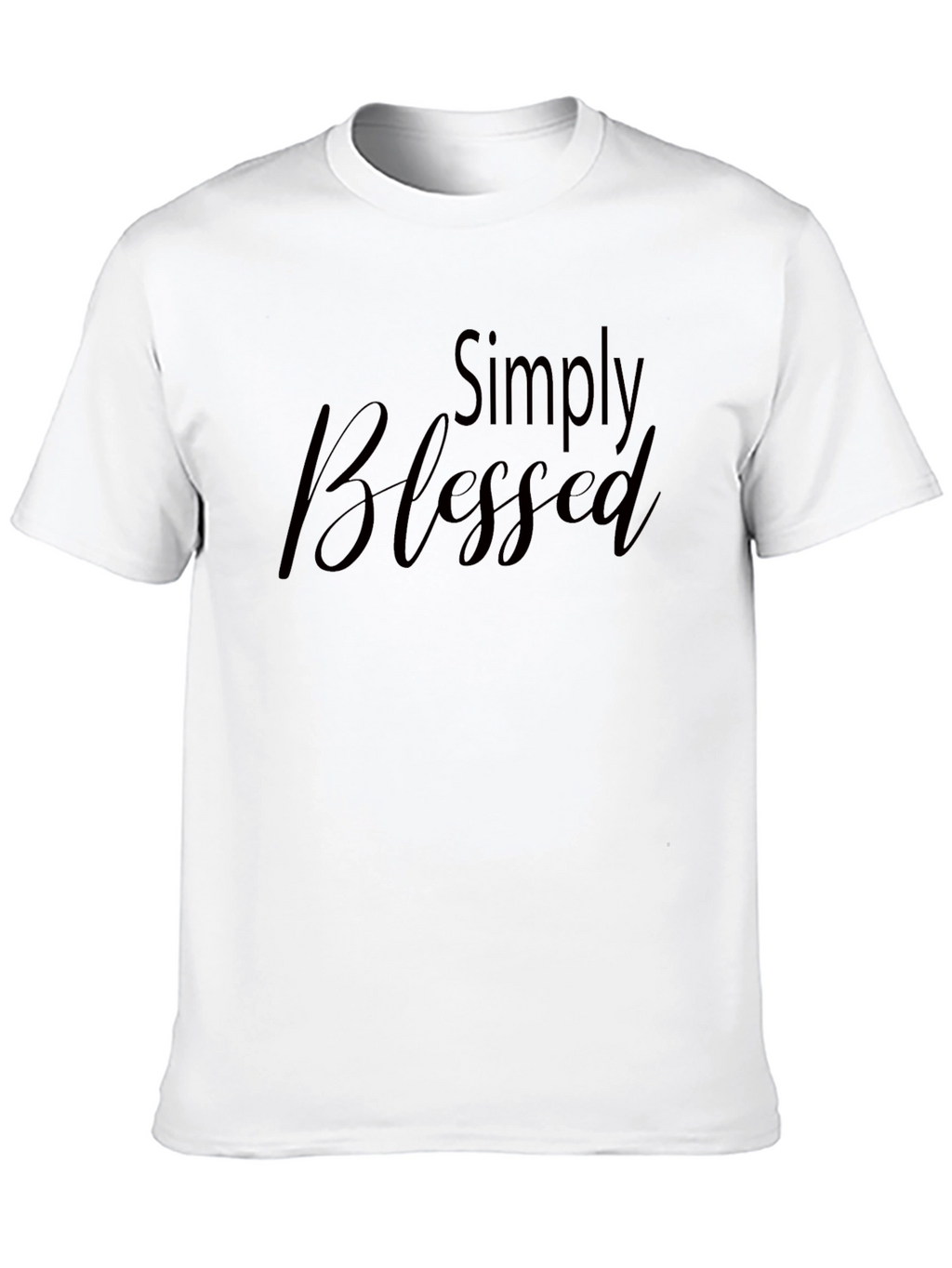 Simply Blessed Black T-Shirt