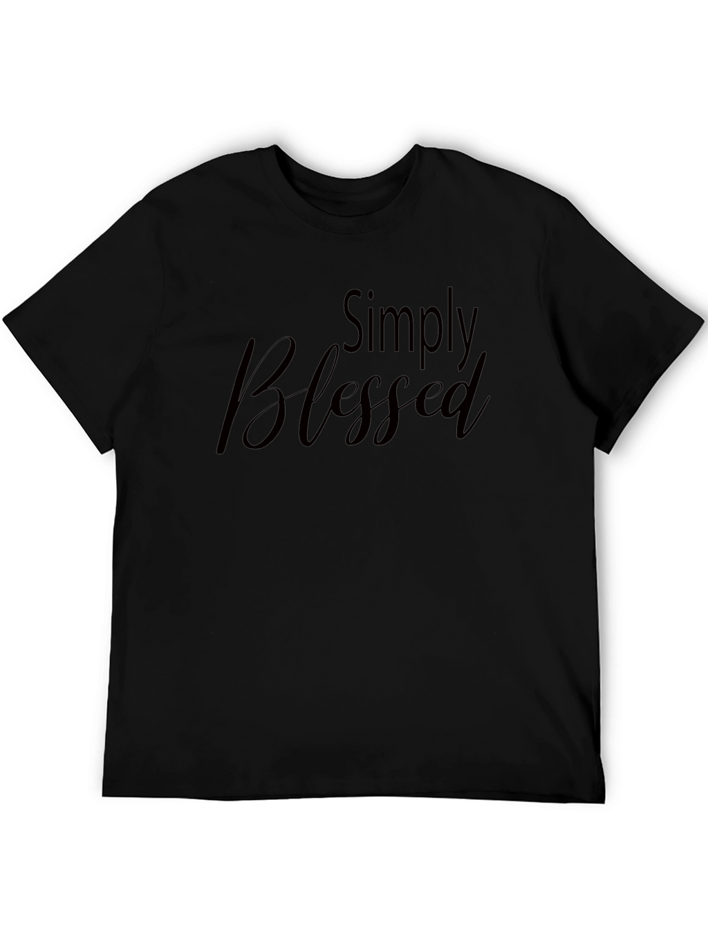 Simply Blessed Black T-Shirt