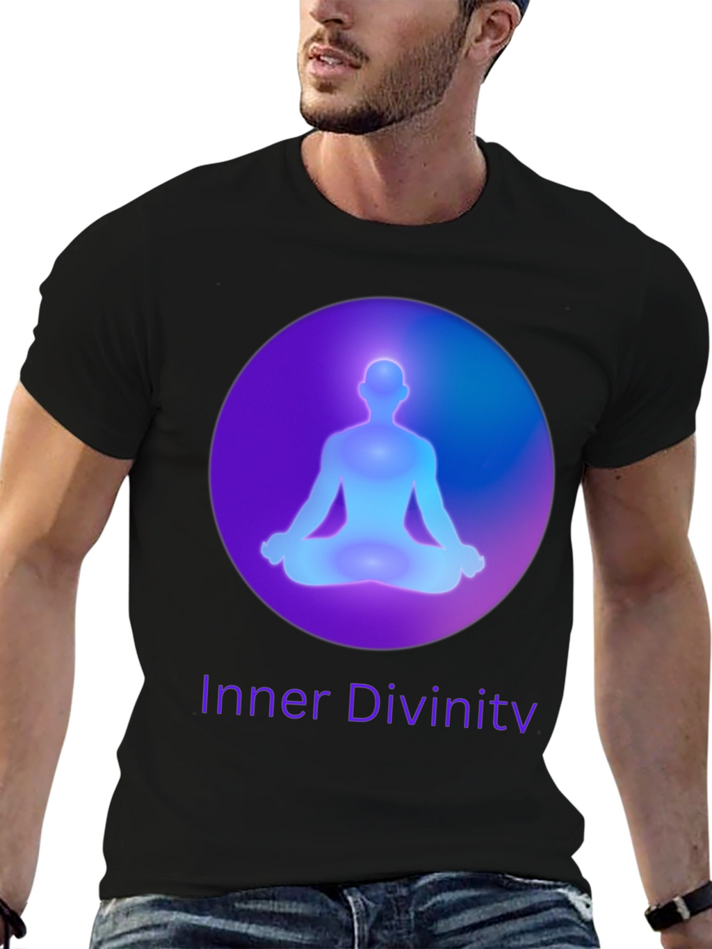 Inner Divinity Meditation Graphic T-Shirt