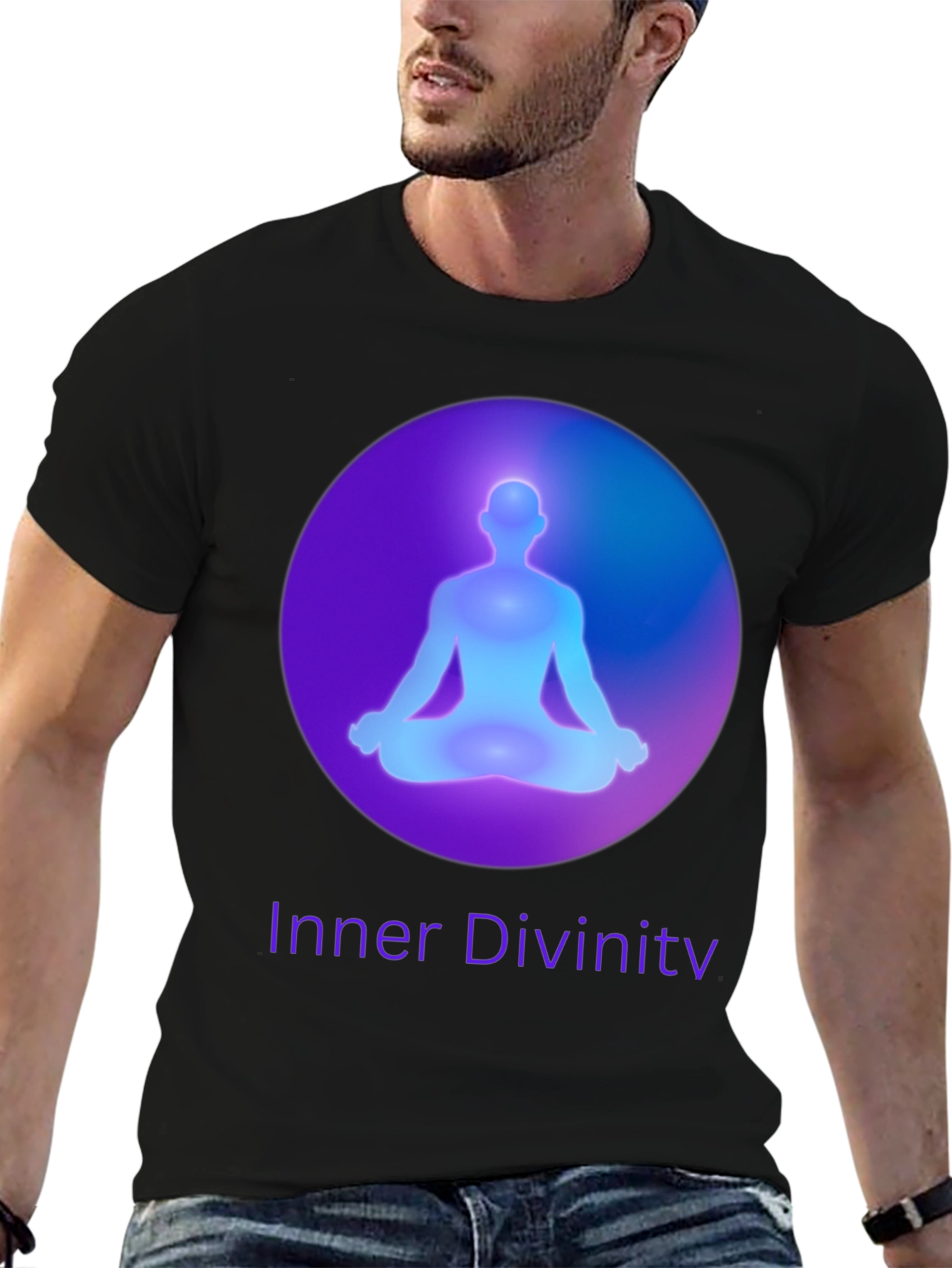 Inner Divinity Meditation Graphic T-Shirt