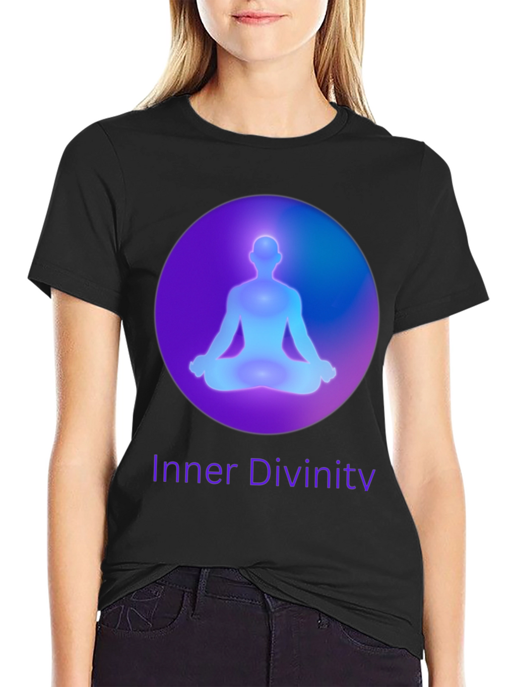 Inner Divinity Meditation Graphic T-Shirt