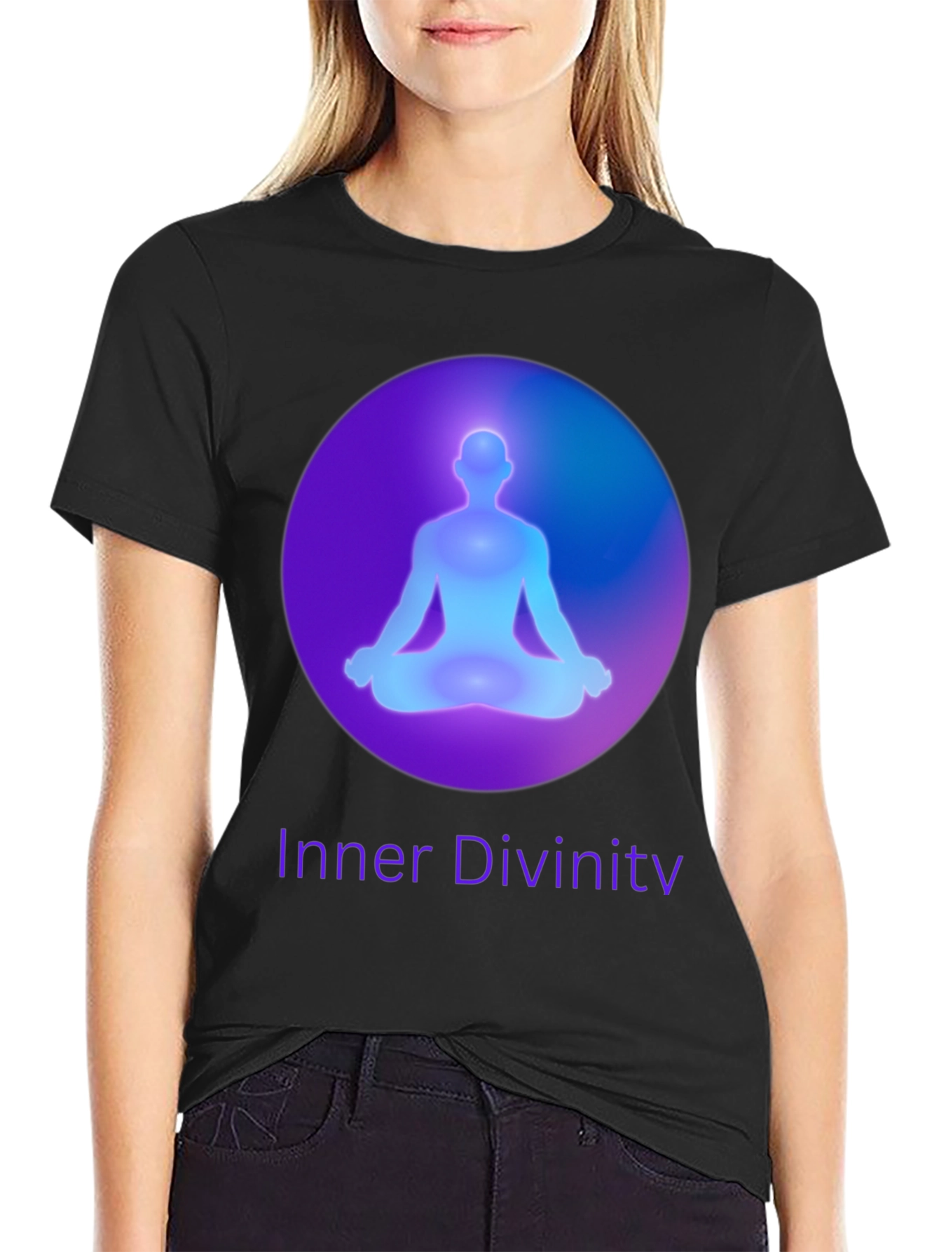 Inner Divinity Meditation Graphic T-Shirt
