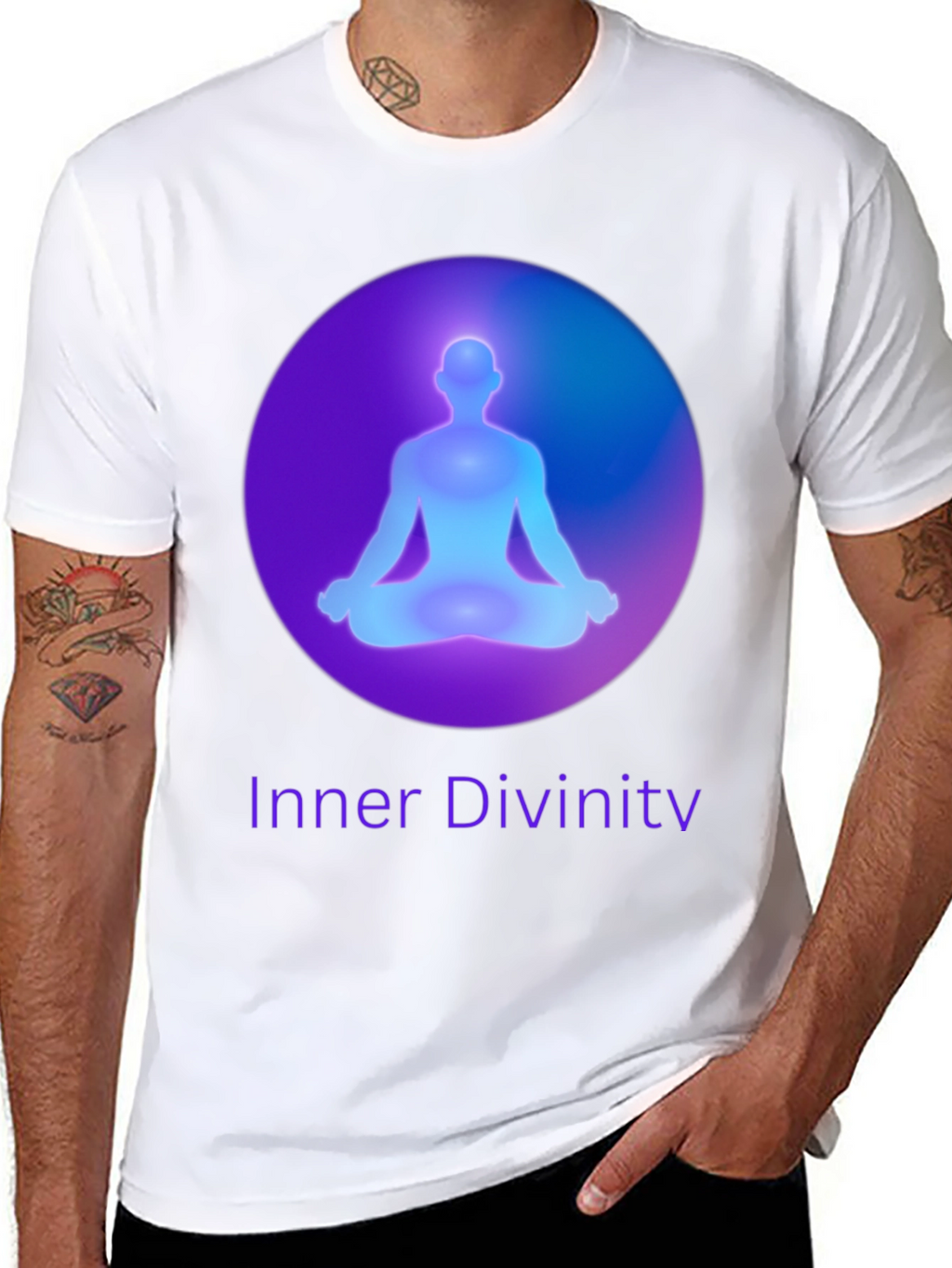 Inner Divinity Meditation Graphic T-Shirt