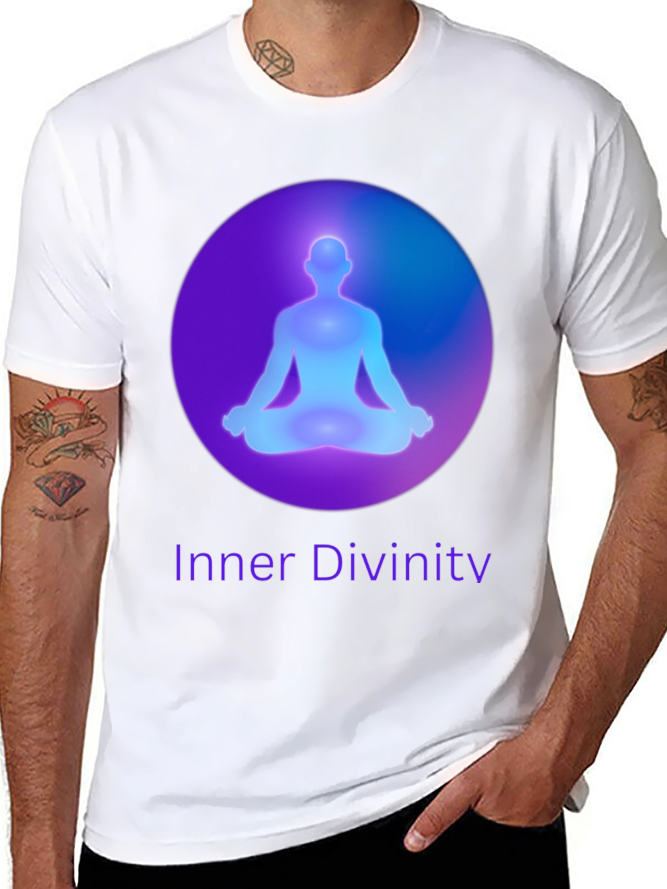 Inner Divinity Meditation Graphic T-Shirt