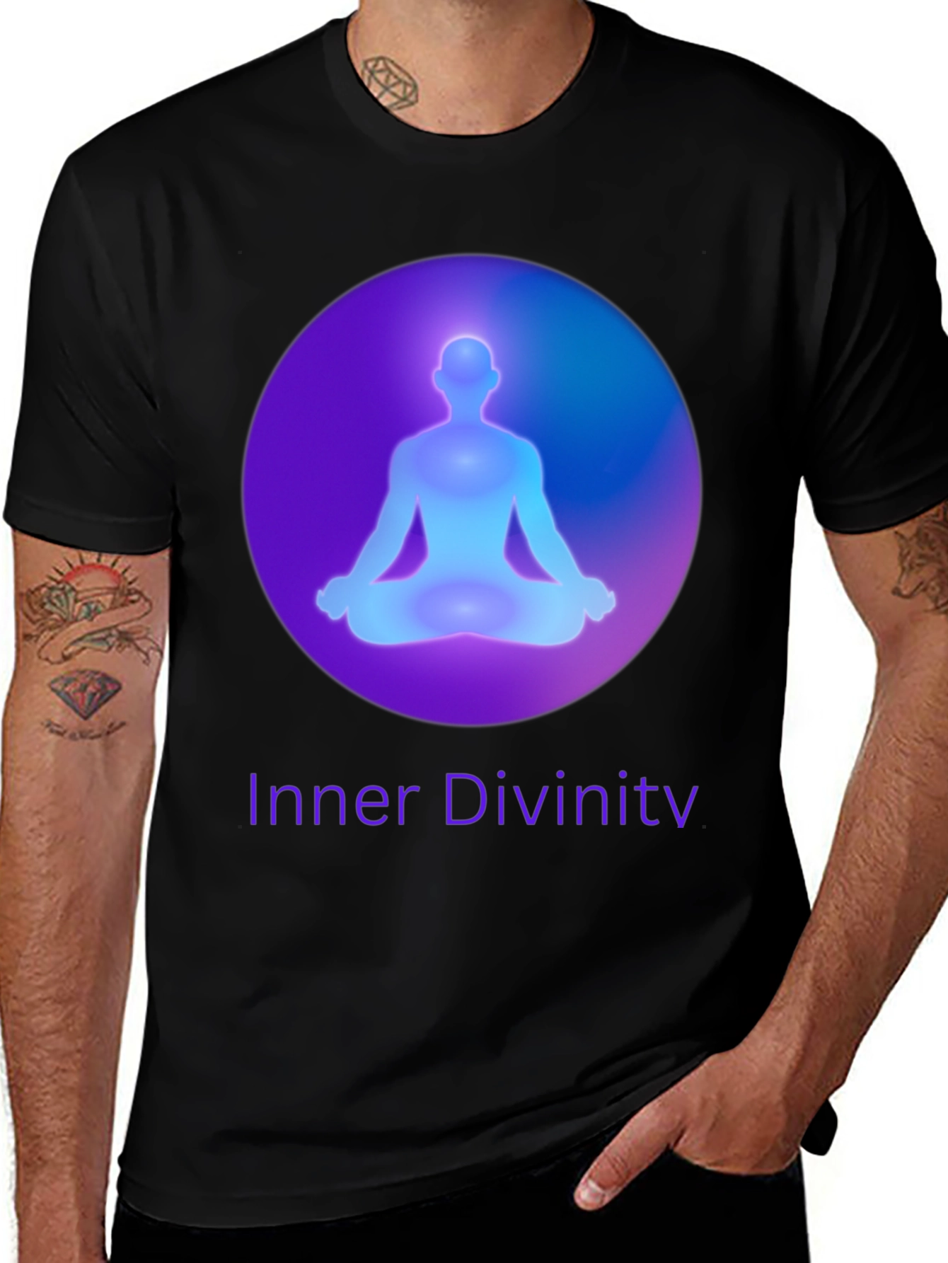 Inner Divinity Meditation Graphic T-Shirt