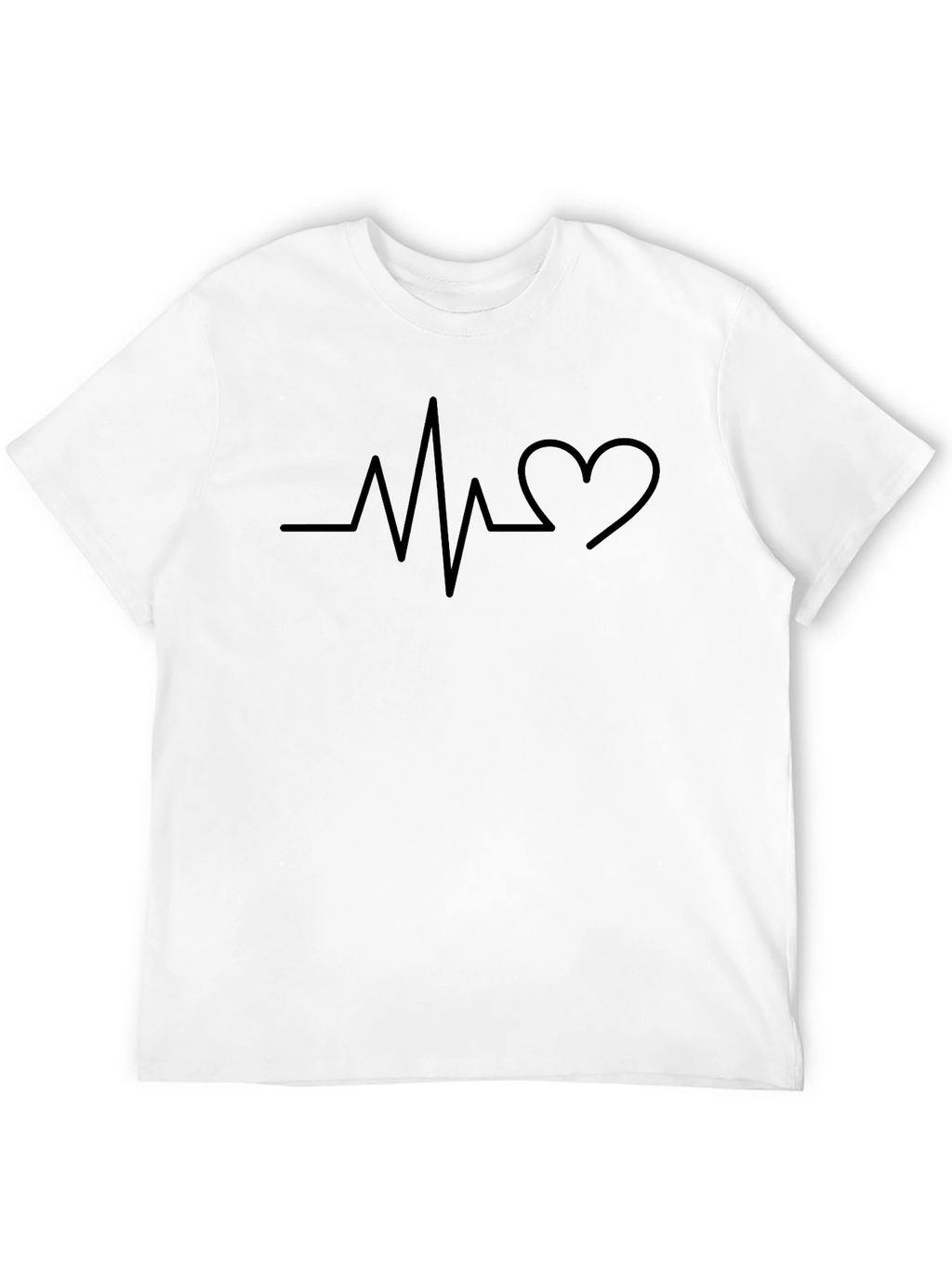 Heartbeat Graphic Tee - Black
