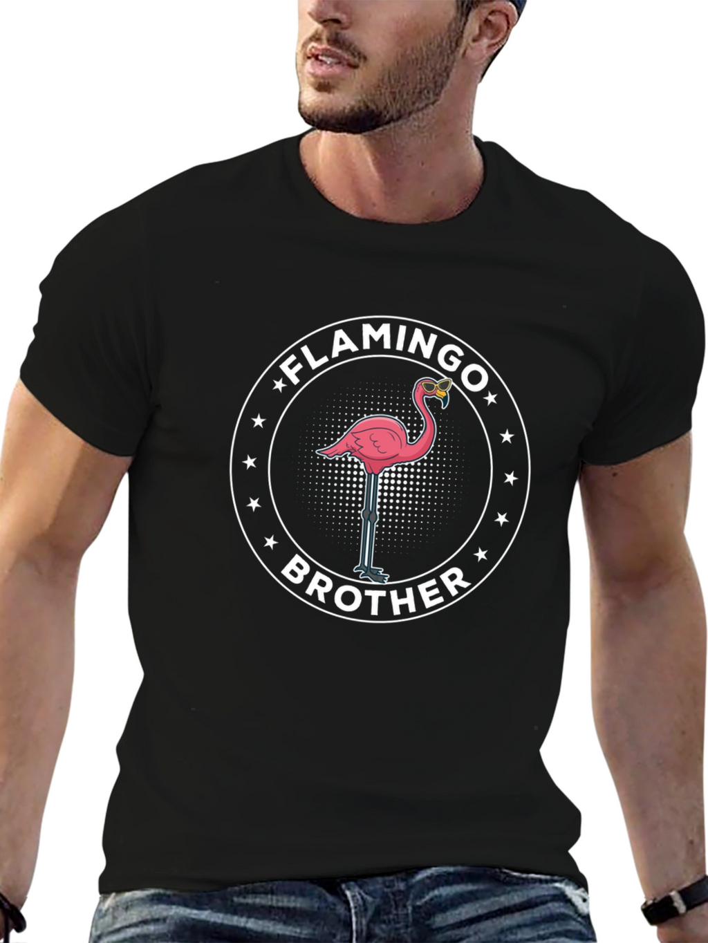Flamingo Brother Graphic T-Shirt