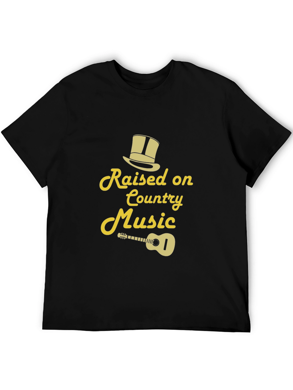 Country Music T-Shirt - Raised on Country Music Design