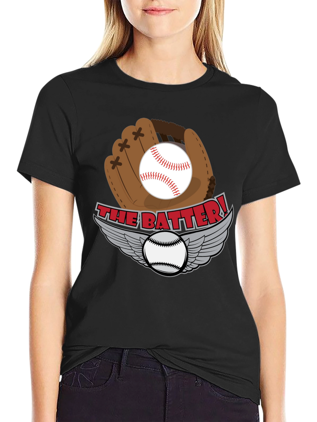 The Batter! Baseball Graphic T-Shirt