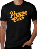Prague Czech T-Shirt - Retro Style