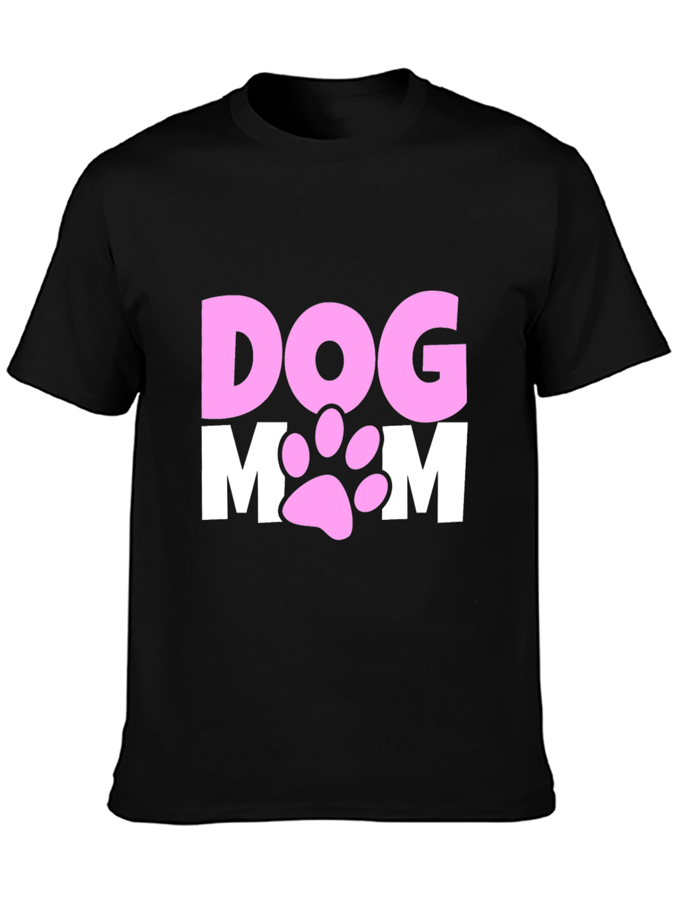 Dog Mom T-Shirt Cute Paw Print Design