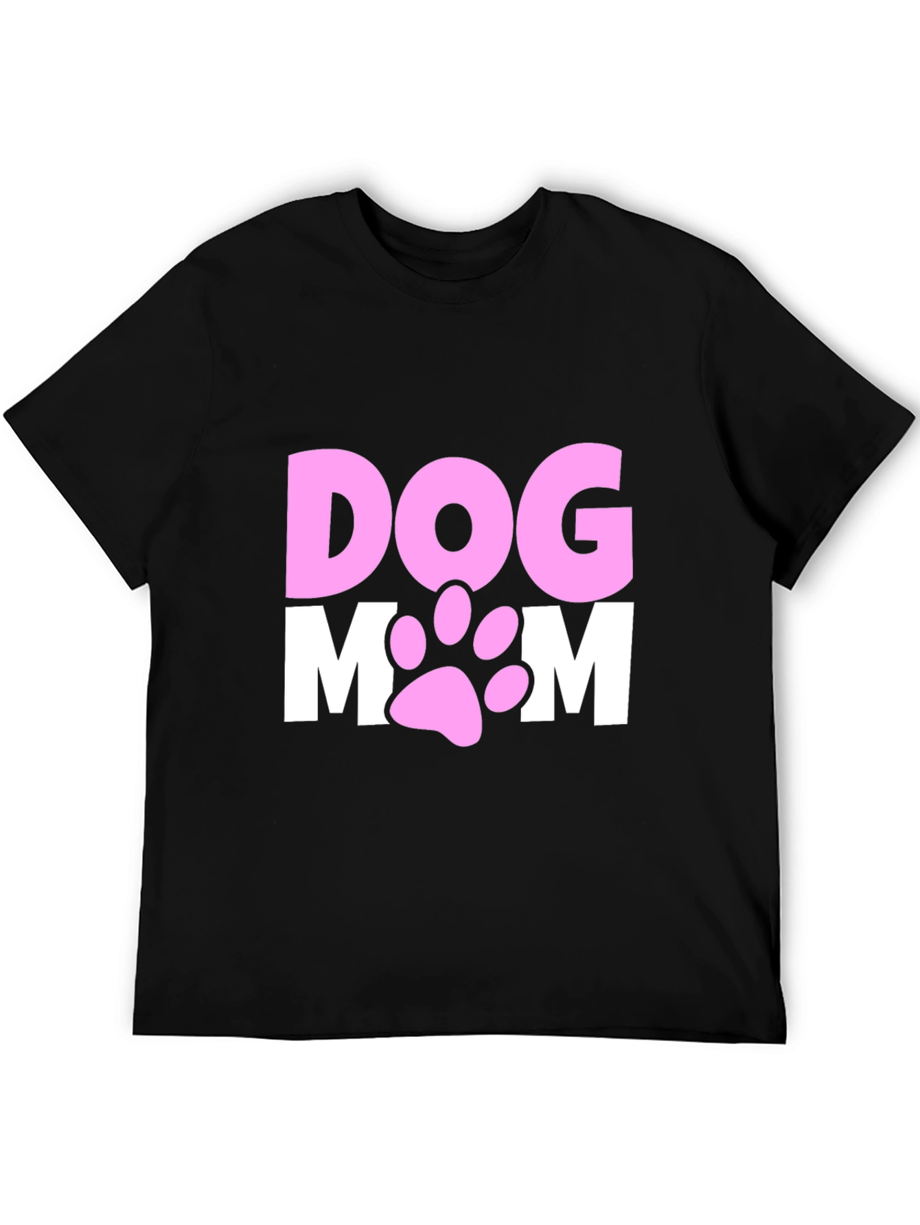 Dog Mom T-Shirt Cute Paw Print Design