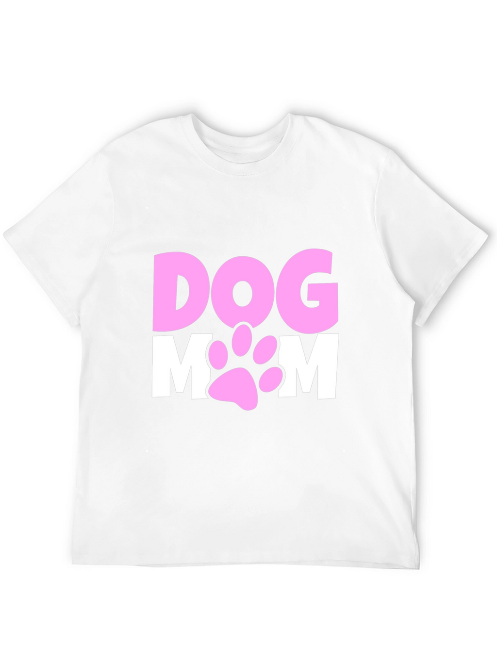 Dog Mom T-Shirt Cute Paw Print Design