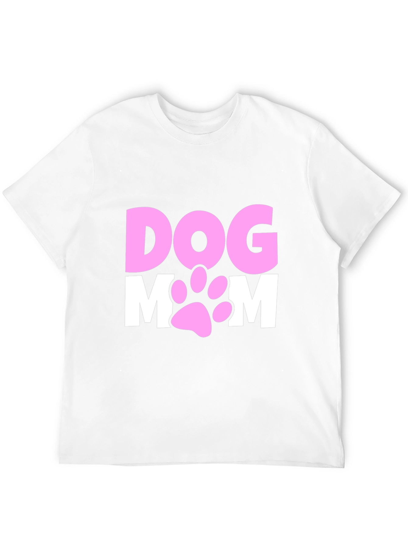 Dog Mom T-Shirt Cute Paw Print Design