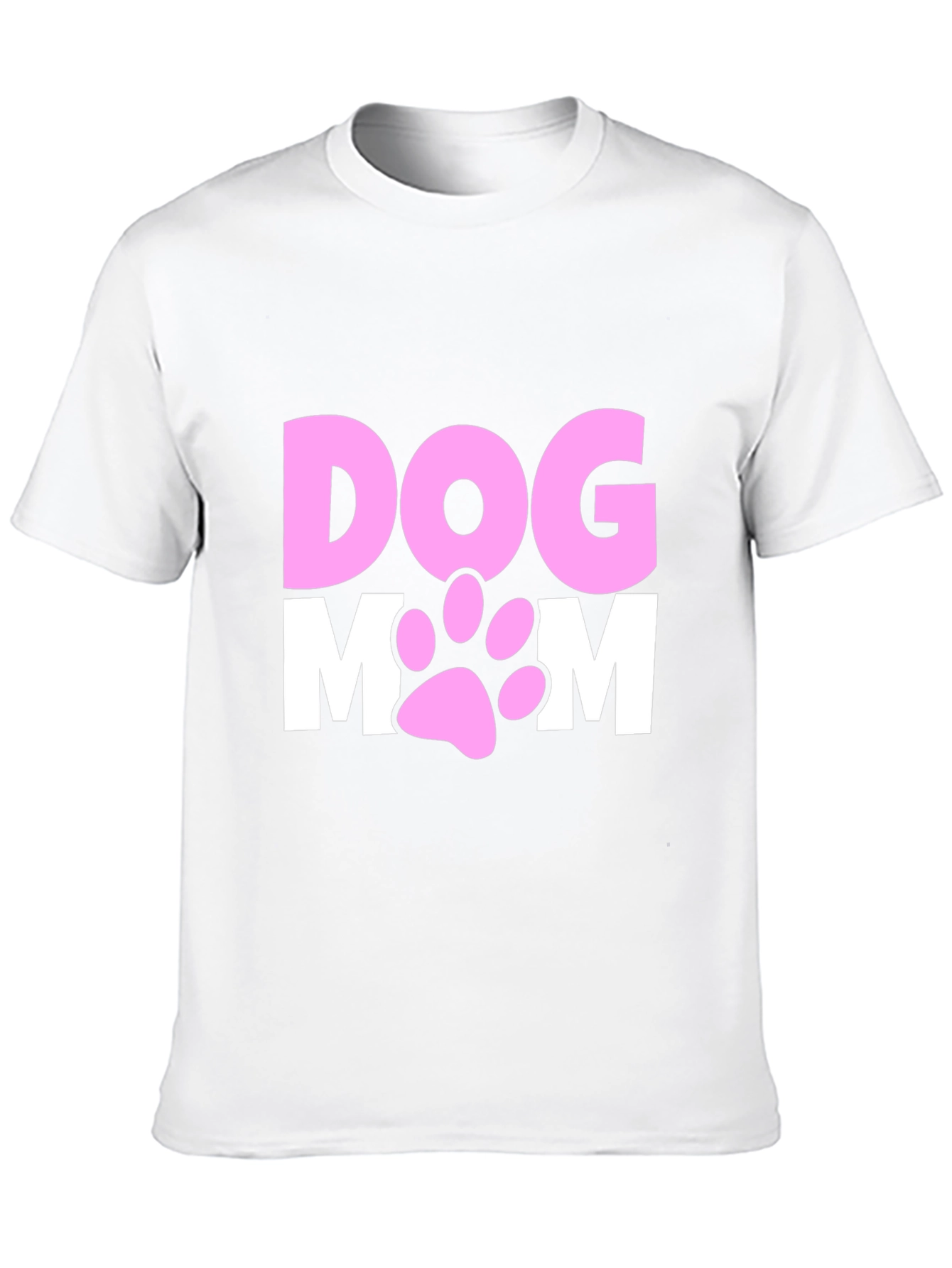Dog Mom T-Shirt Cute Paw Print Design