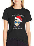 Merry Christmas Yeahh Buddy Graphic T-Shirt