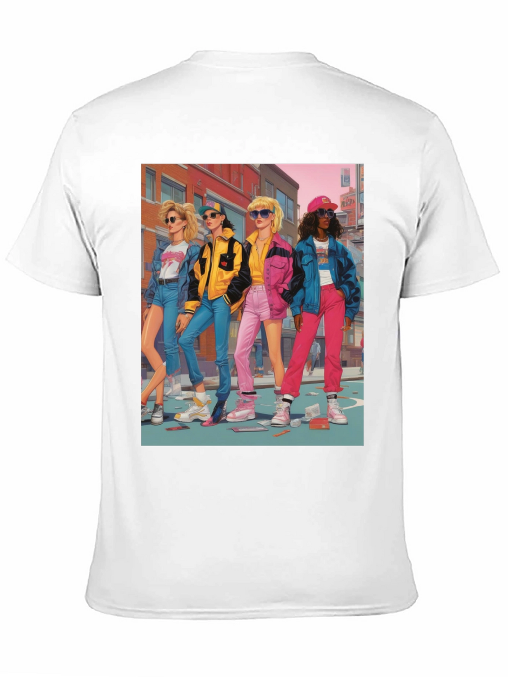 Retro 80s Pop Art Style T-Shirt