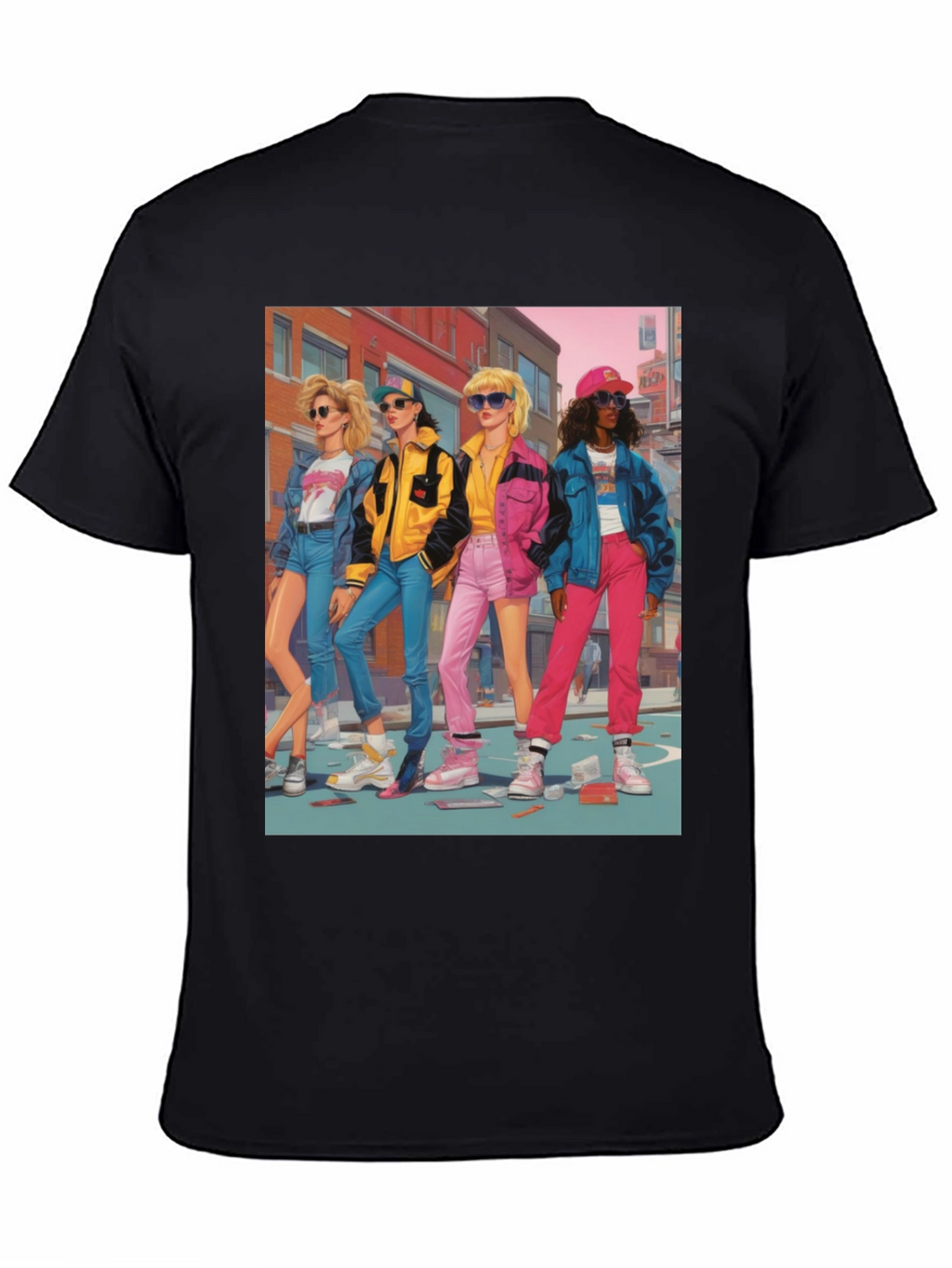 Retro 80s Pop Art Style T-Shirt
