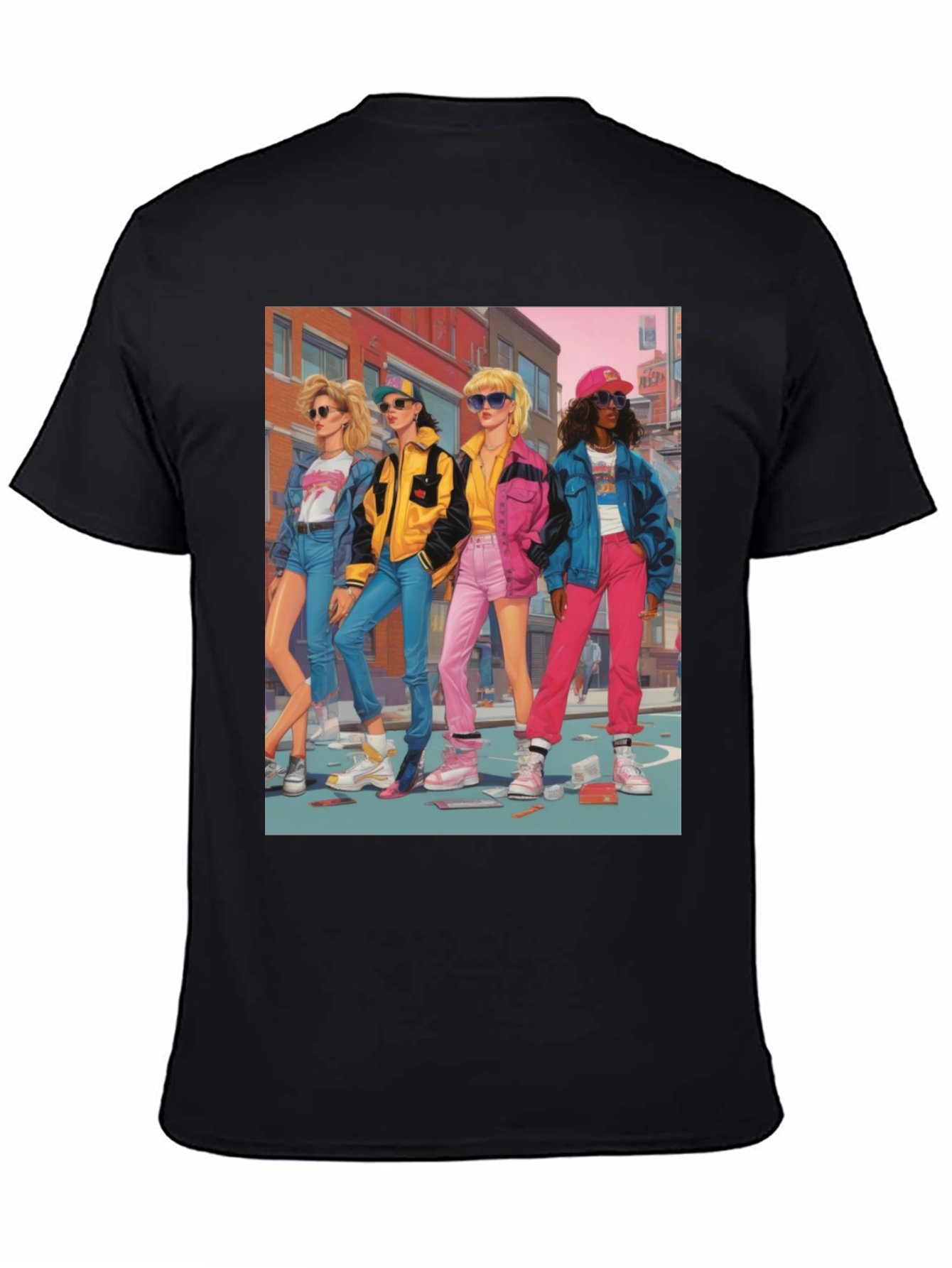 Retro 80s Pop Art Style T-Shirt