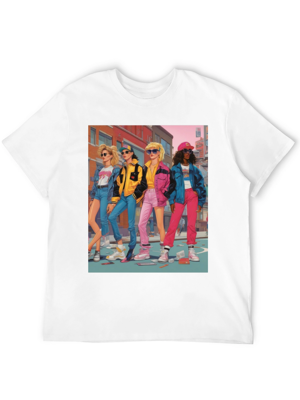 Retro 80s Pop Art Style T-Shirt