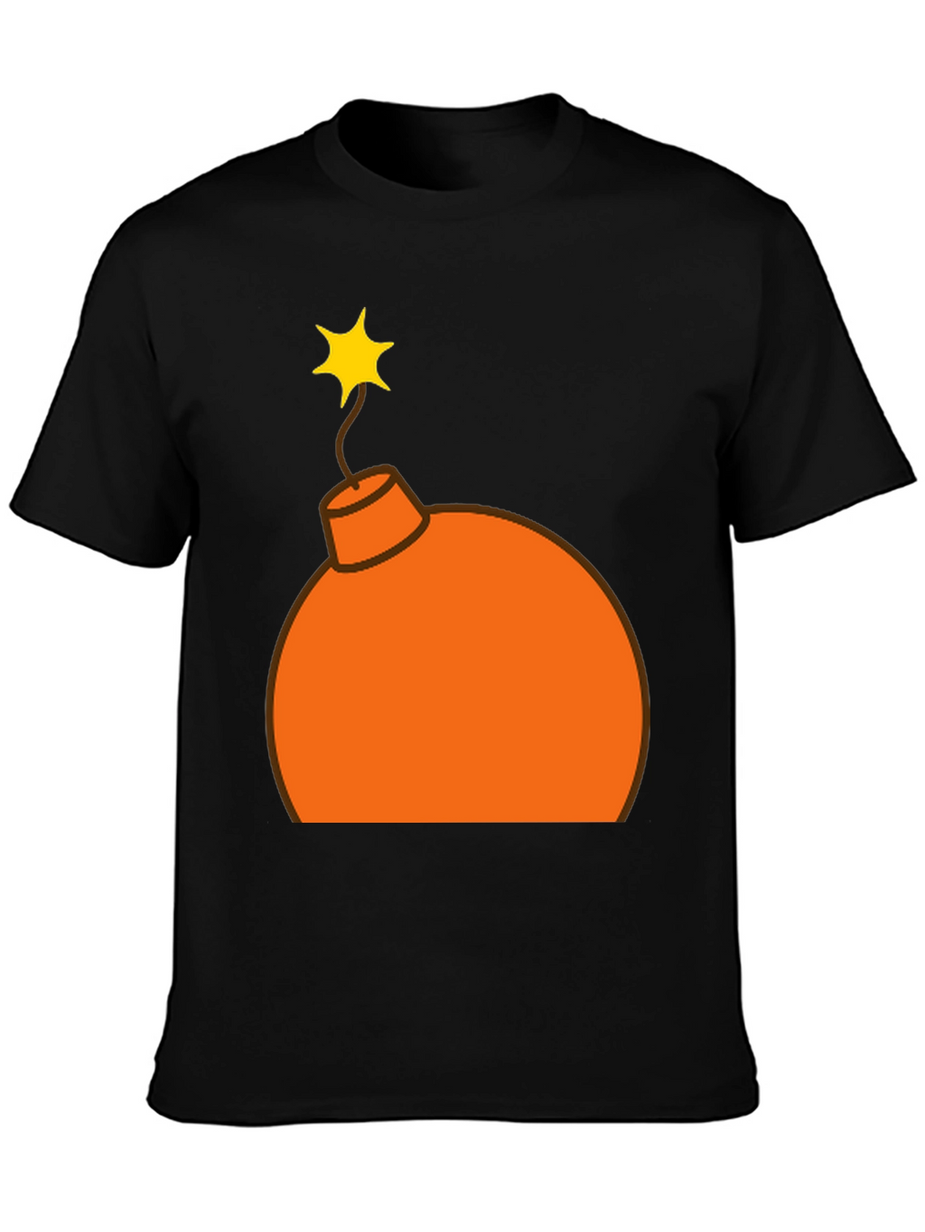 Novelty Bomb Graphic T-Shirt - Black